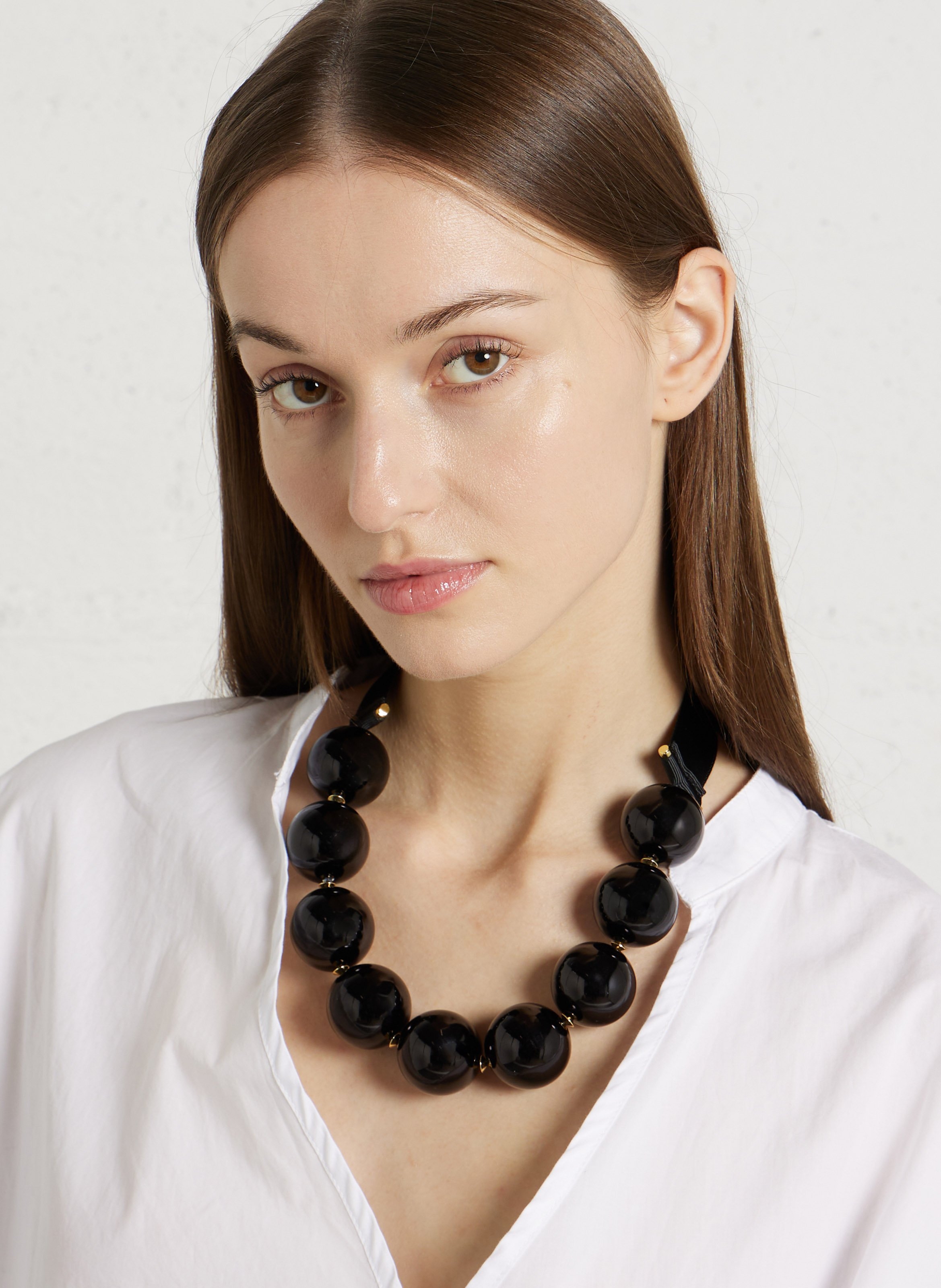 Collier de perles TARA JARMON Noir