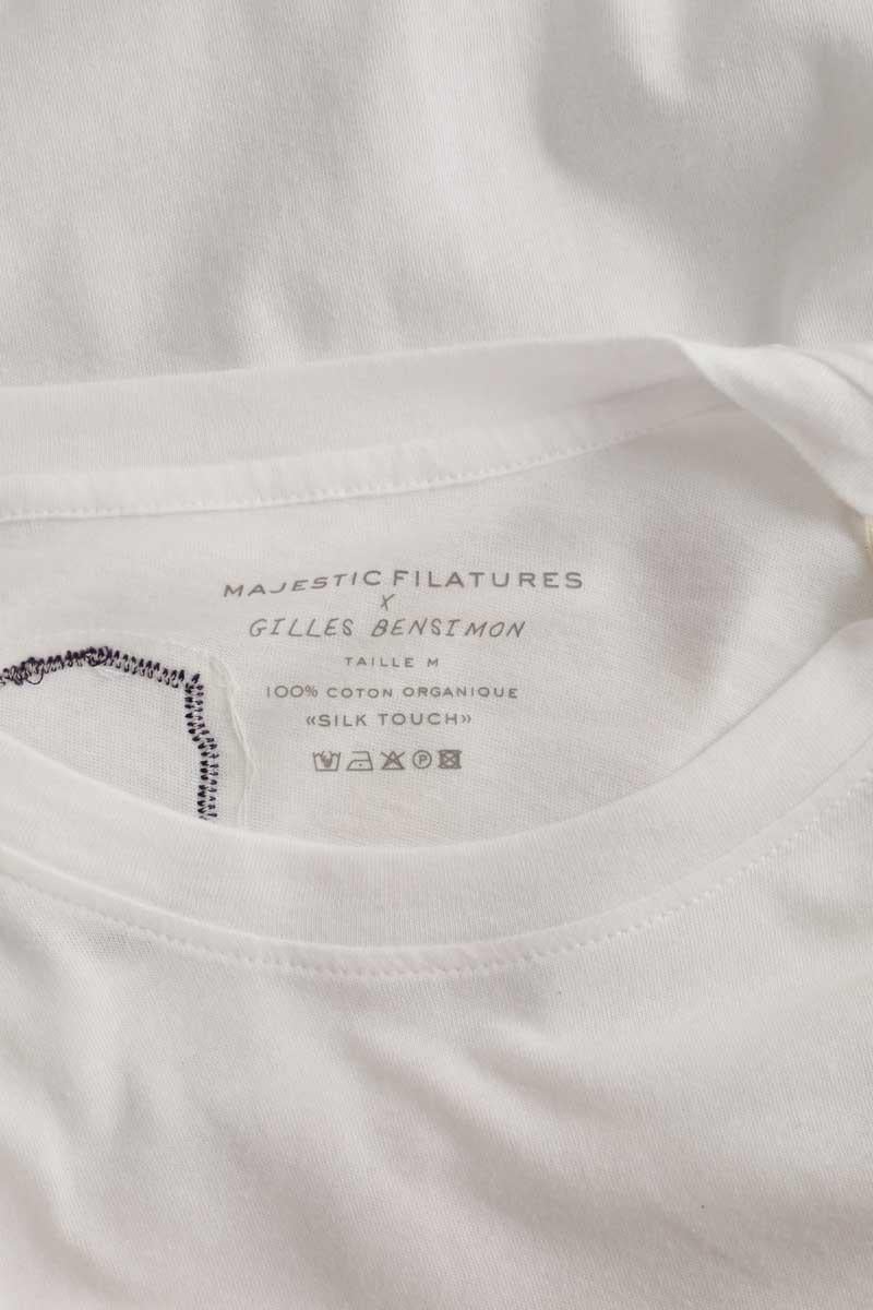 T-shirt MAJESTIC FILATURES - SECONDE MAIN White