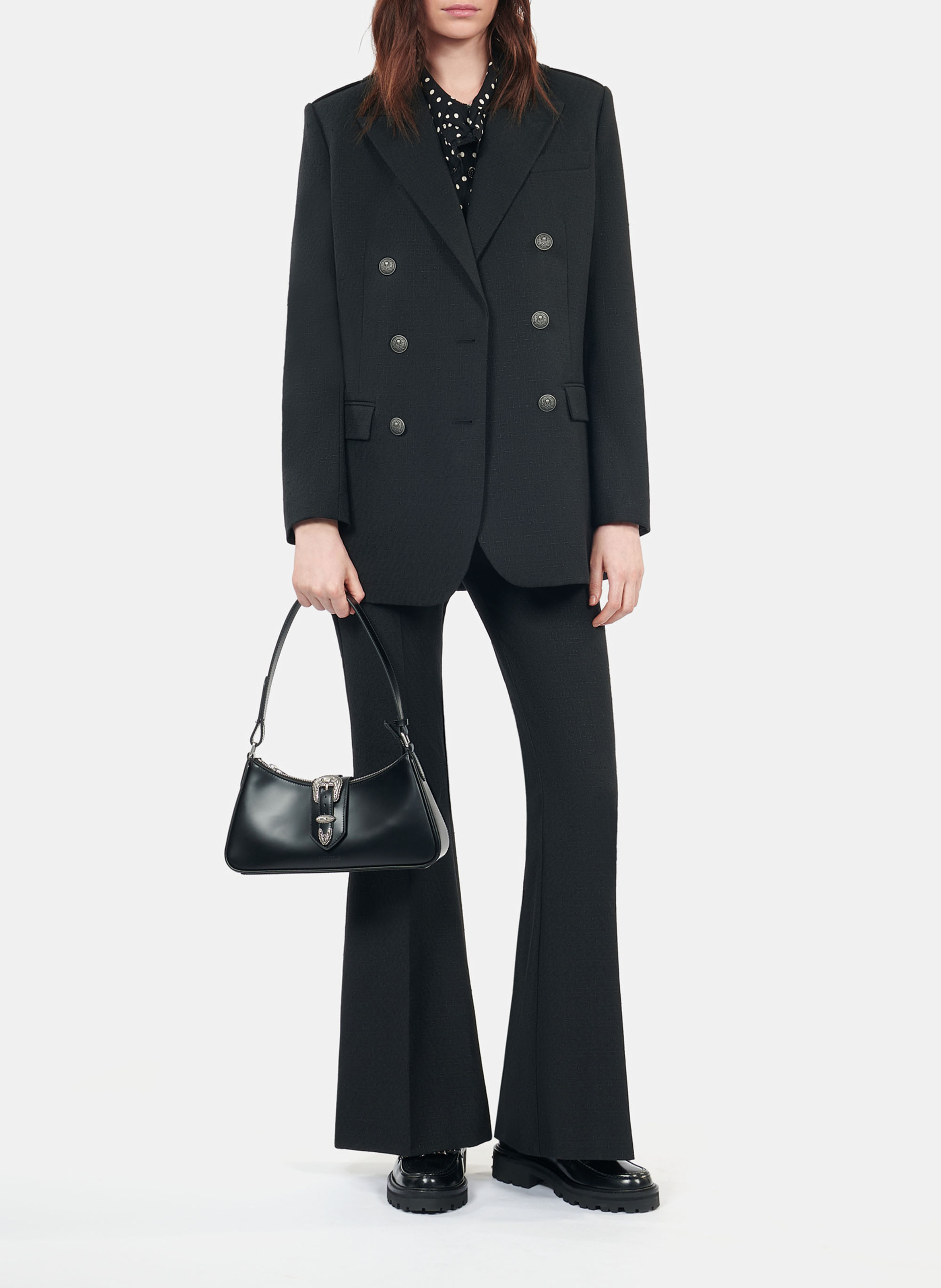 Rechte blazer | wolblend THE KOOPLES Zwart