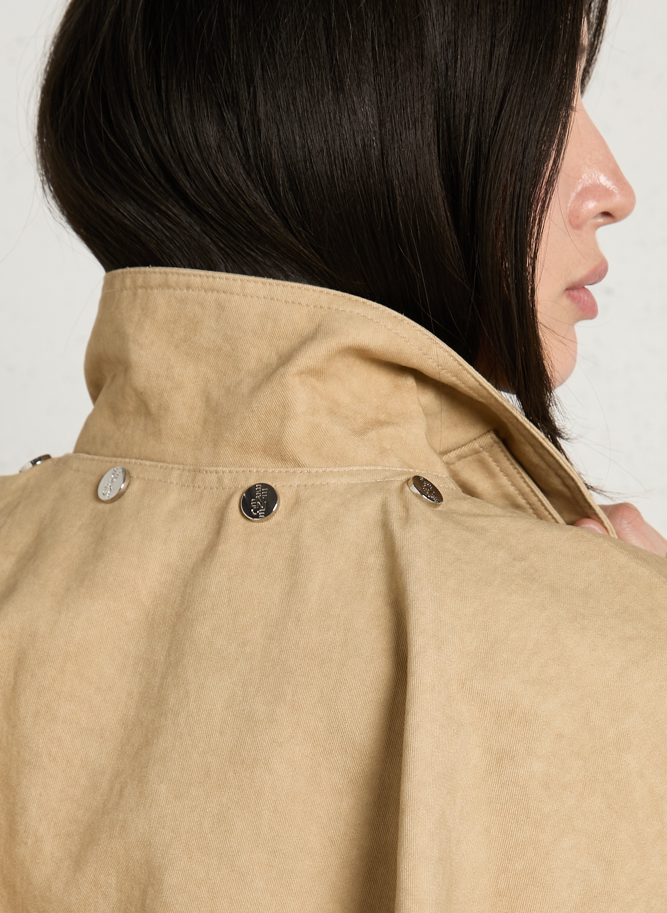 Trenchcoat met klassieke kraag BERENICE Beige