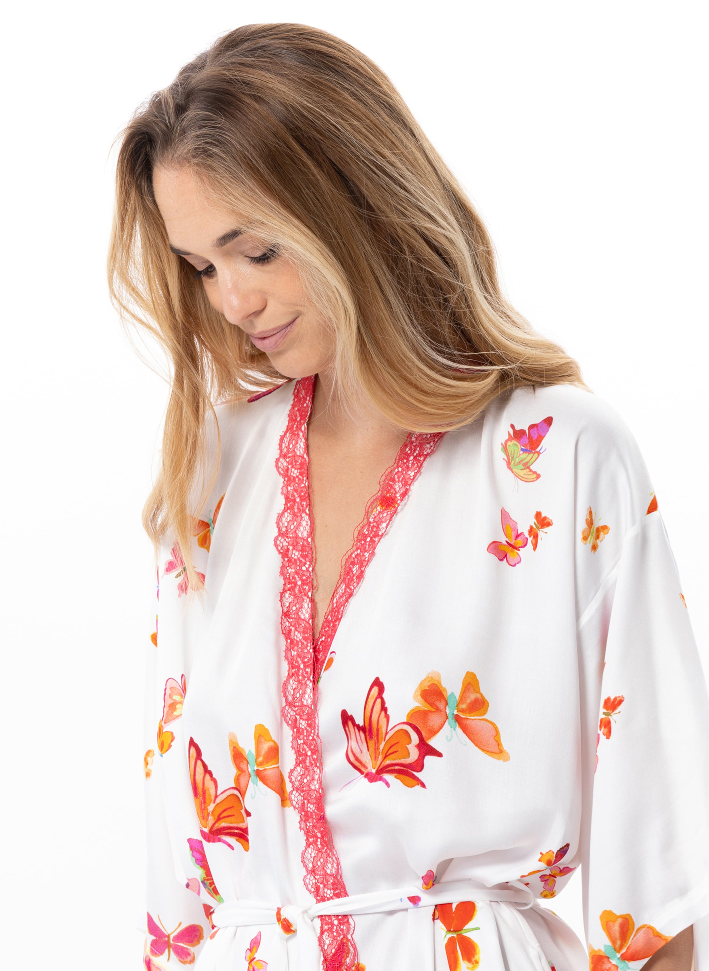 Kimono en viscose LE CHAT Multicolore