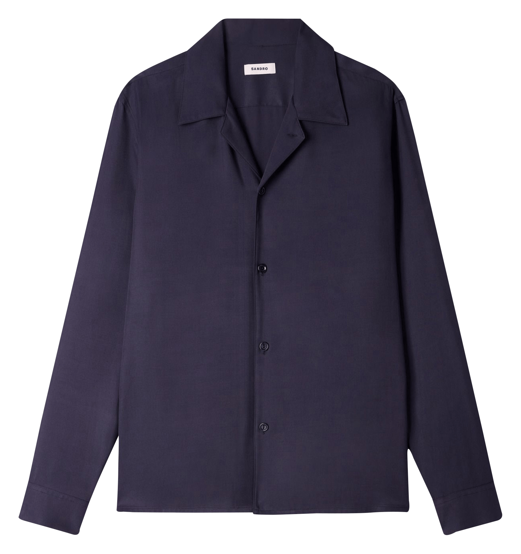 Soepelvallende regular-fit blouse SANDRO Blauw
