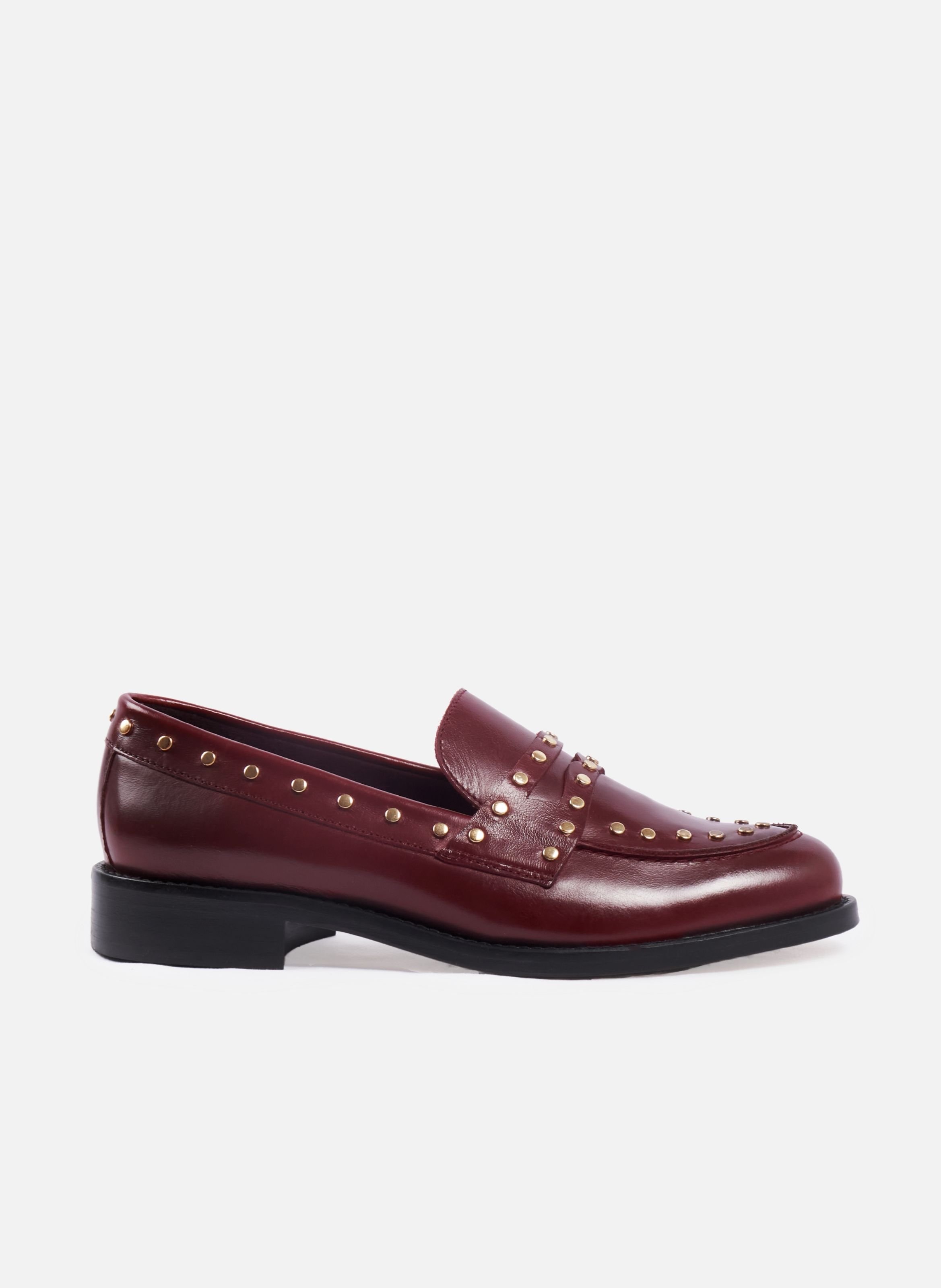 Mocassins cuir clouté JULES & JENN