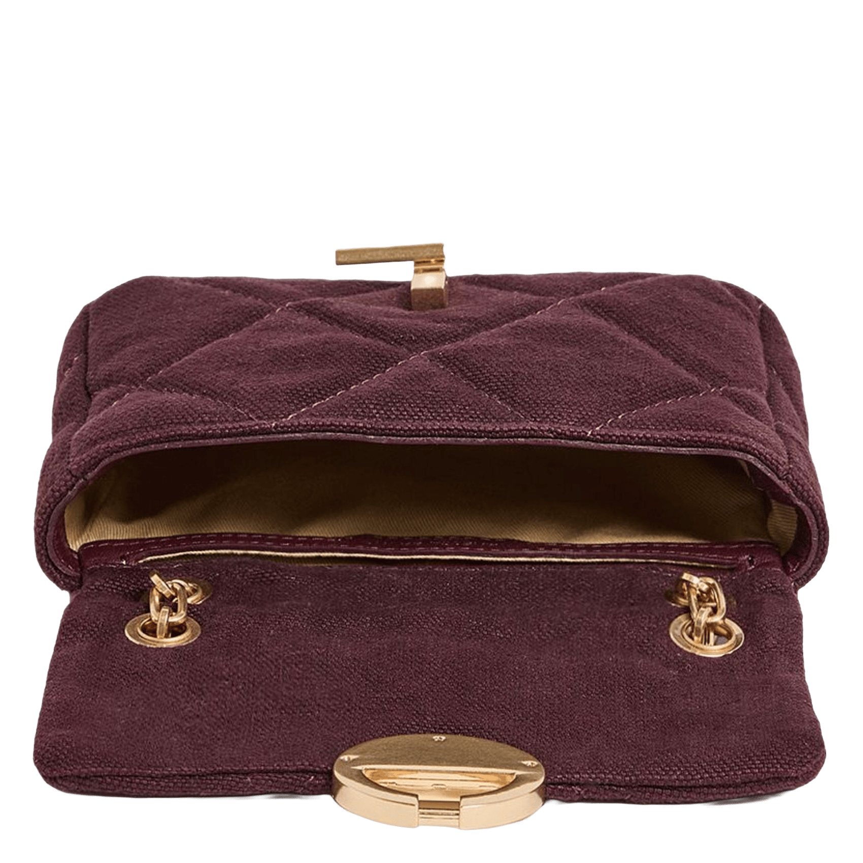 Sac bandoulière en lin | Violet VANESSA BRUNO Femme