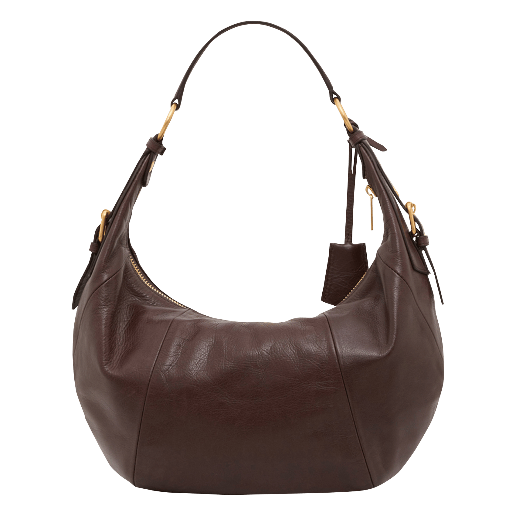 Sac porté épaule en cuir de vachette GERARD DAREL Marron