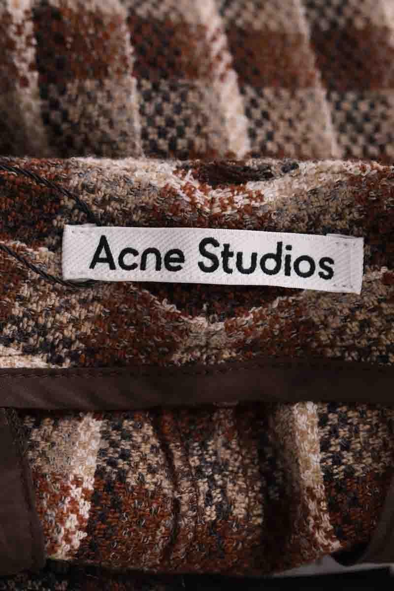 Straight-leg pants ACNE STUDIOS - Seconde Main Brown