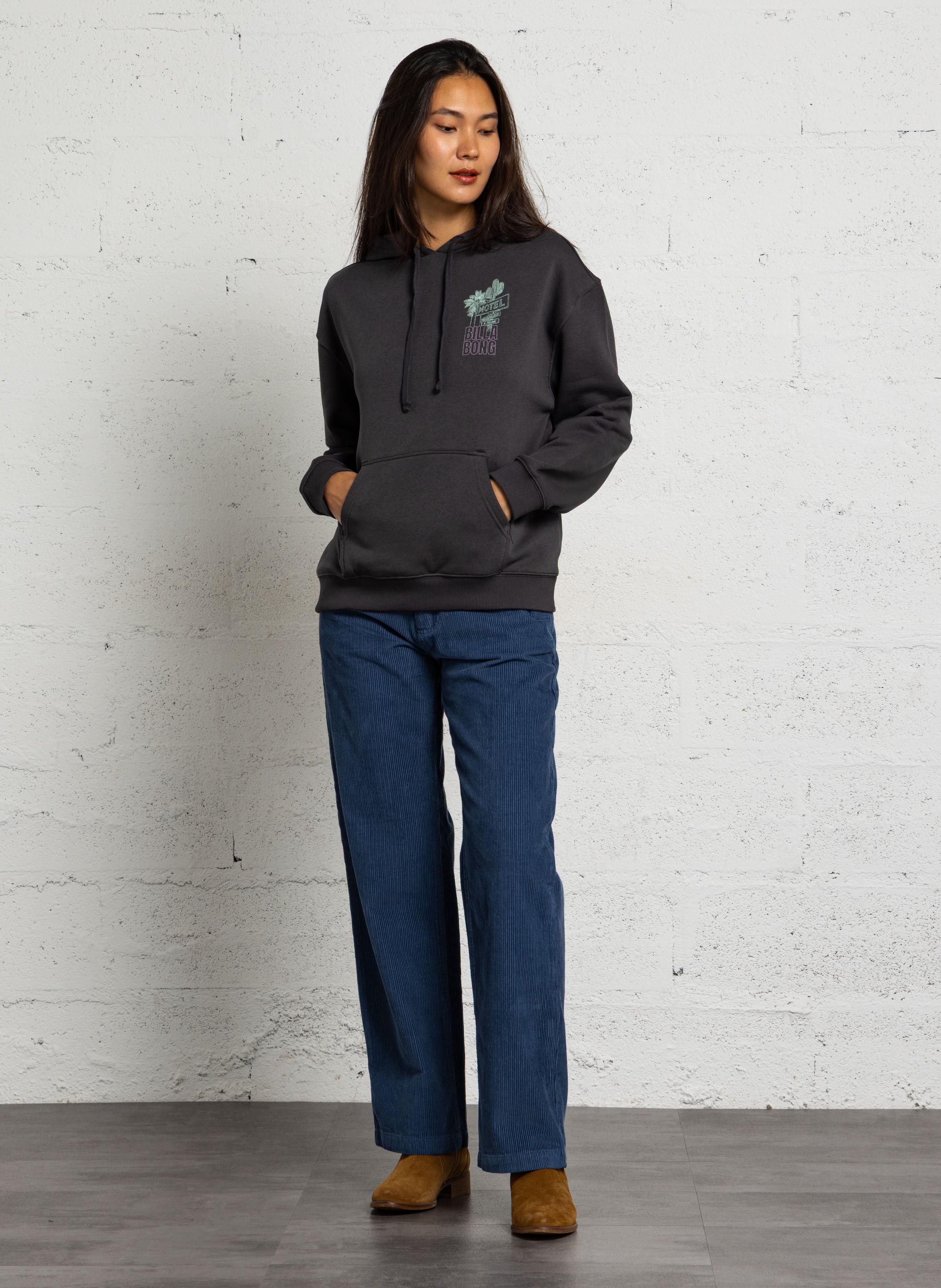 Oversized hoodie BILLABONG Black