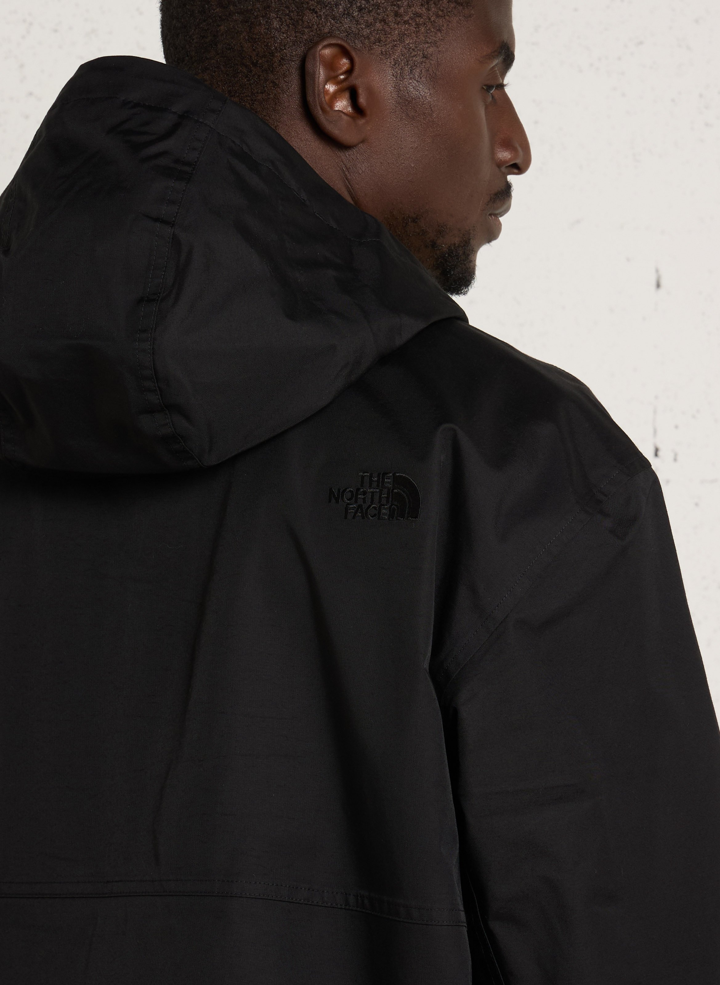 Veste imperméable ample en coton mélangé THE NORTH FACE Noir
