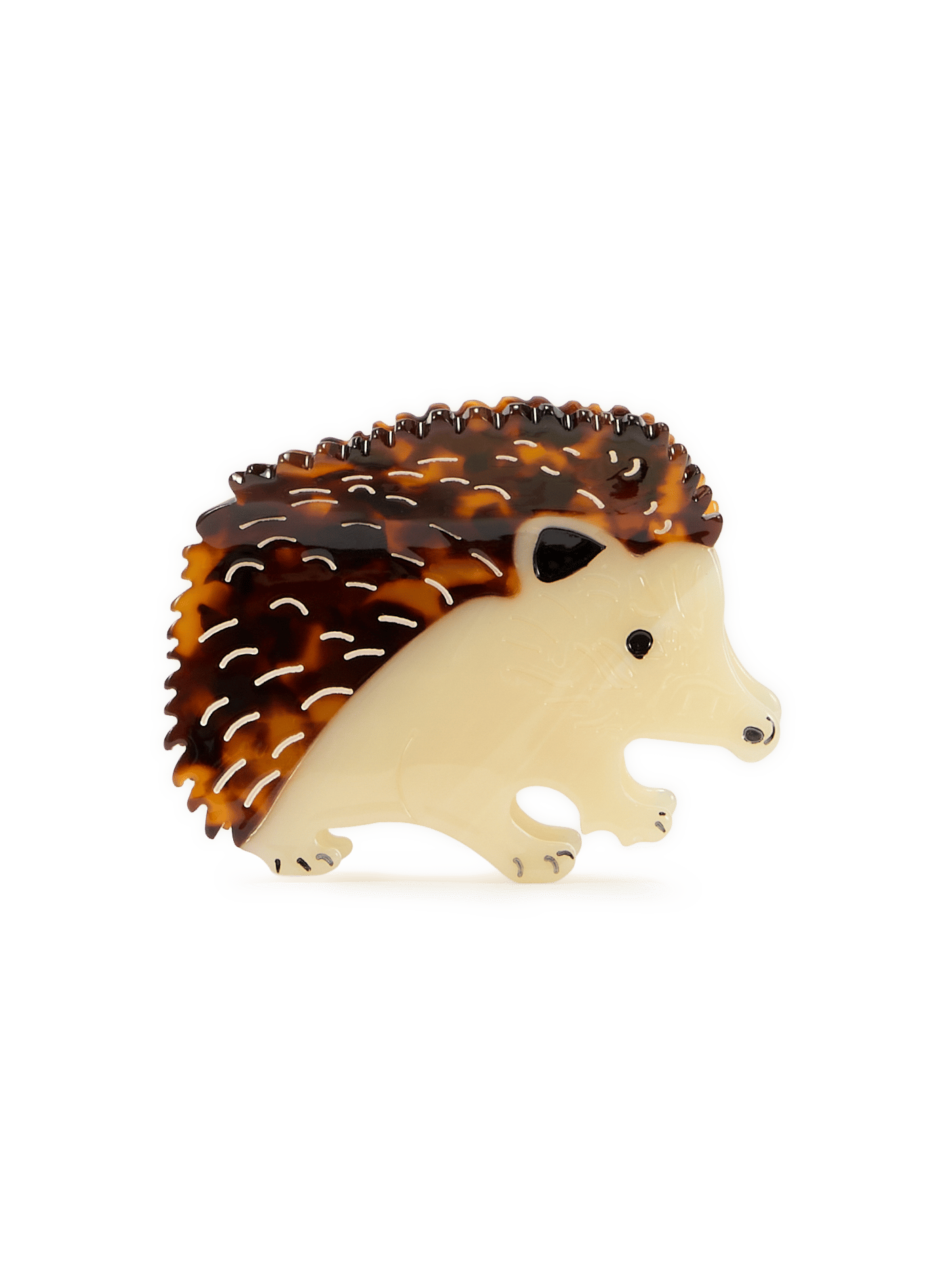 Hedgehog-shaped hair clip AU PRINTEMPS PARIS Brown