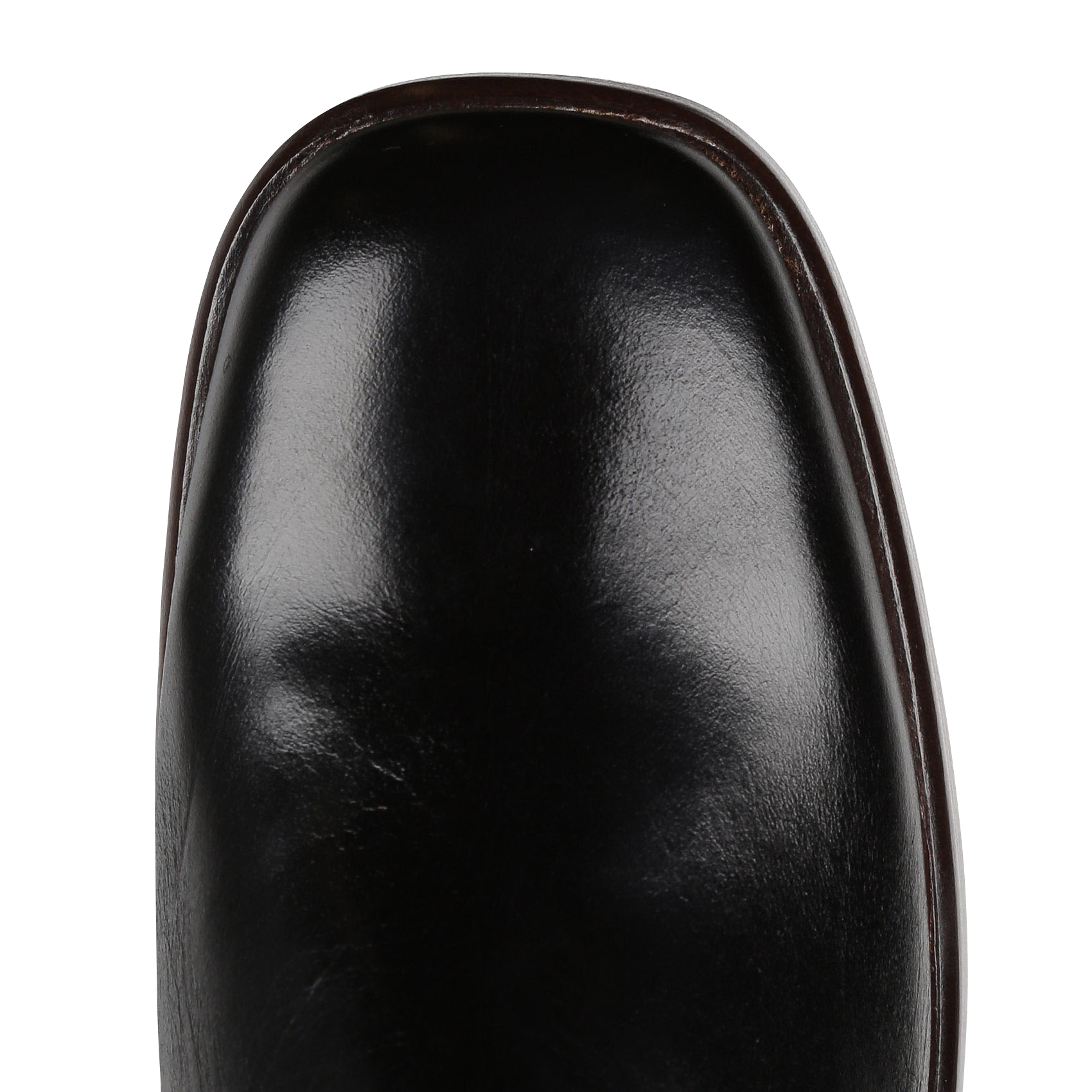 Lederstiefel mit hohem Absatz und eckiger Spitze JONAK Schwarz