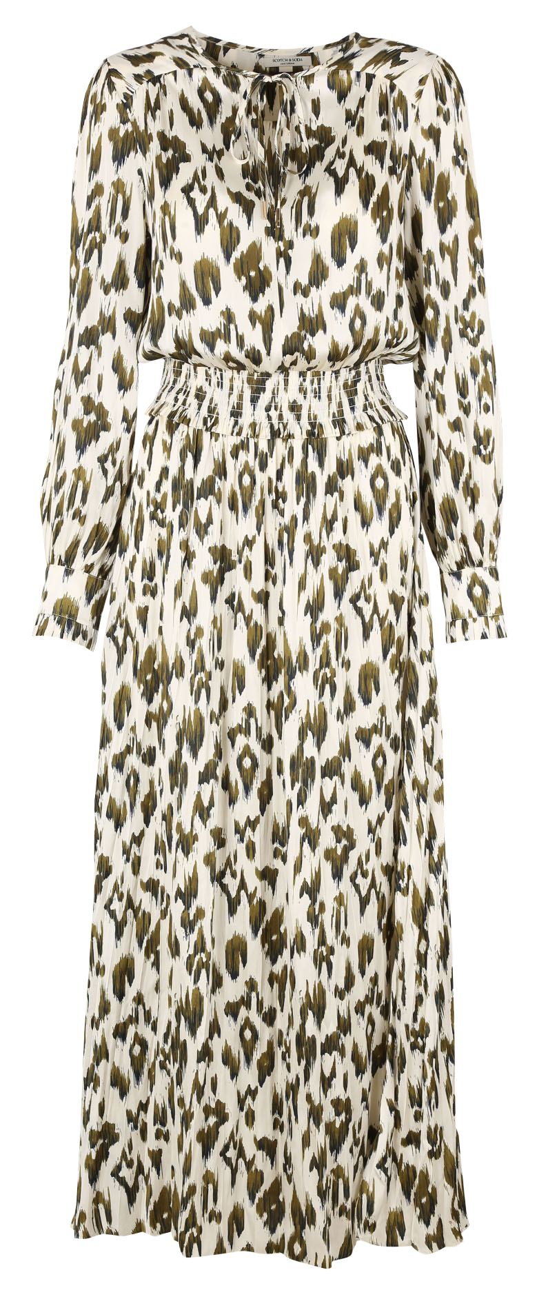 Robe longue col tunisien imprimée  SCOTCH AND SODA Multicolore