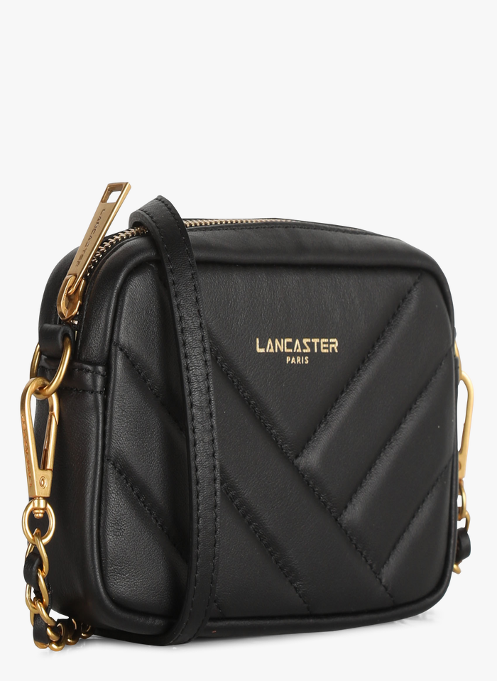 Quilted Leather Shoulder Bag Fuxia Lancaster Paris - Women