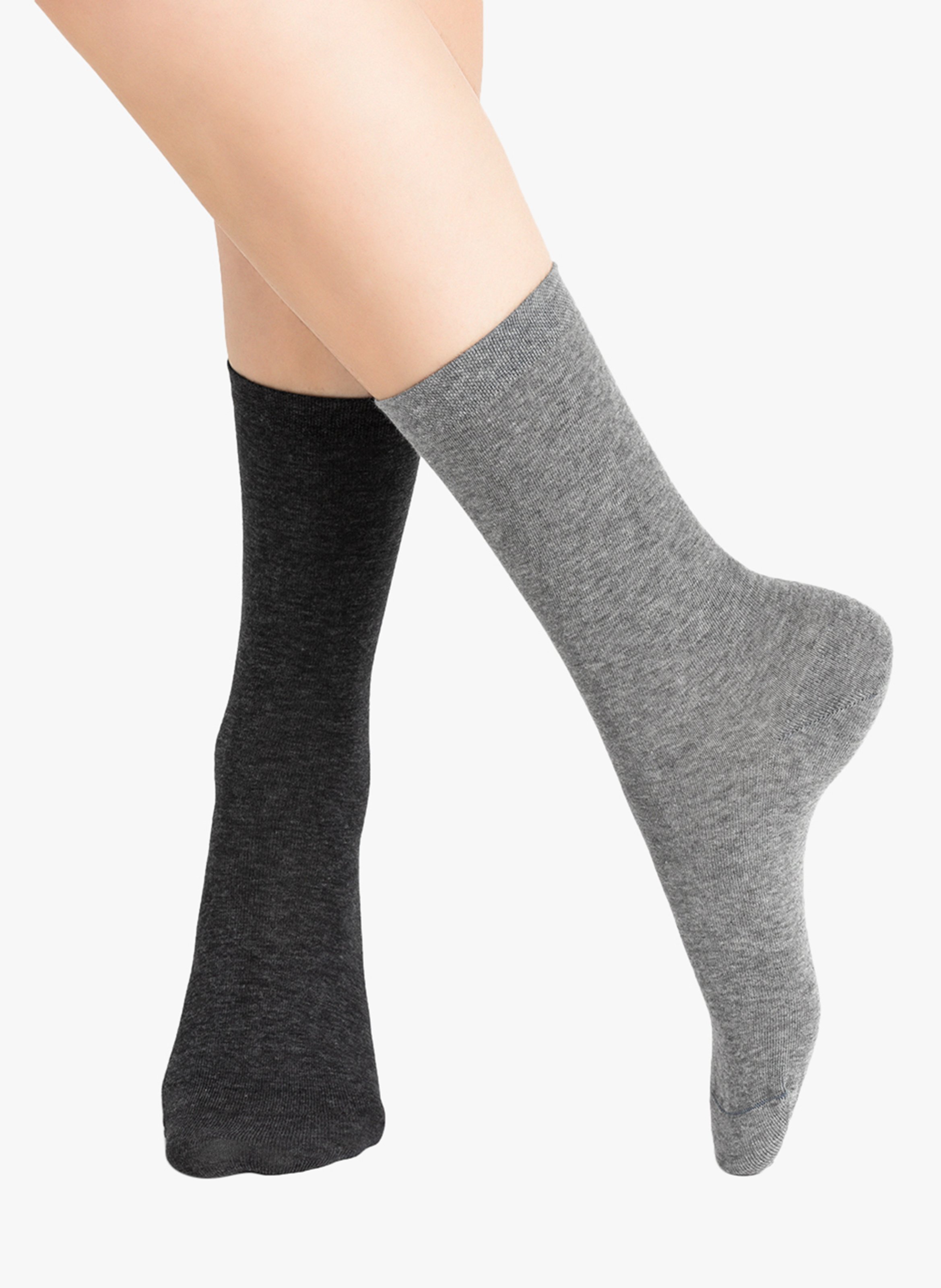 Socken aus Baumwoll-Mix Grau
