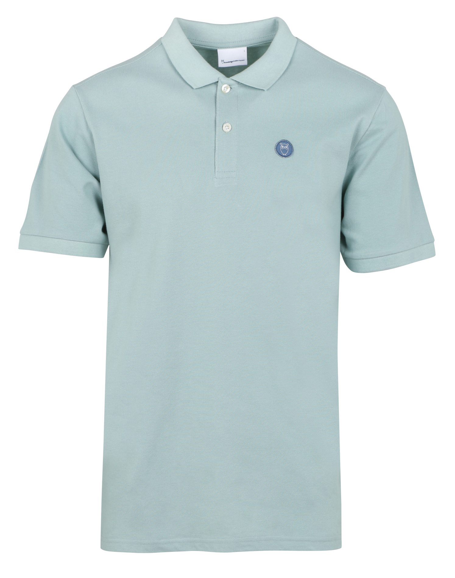 Poloshirt aus Bio-Baumwolle, Regular Fit KNOWLEDGE COTTON APPAREL Grau