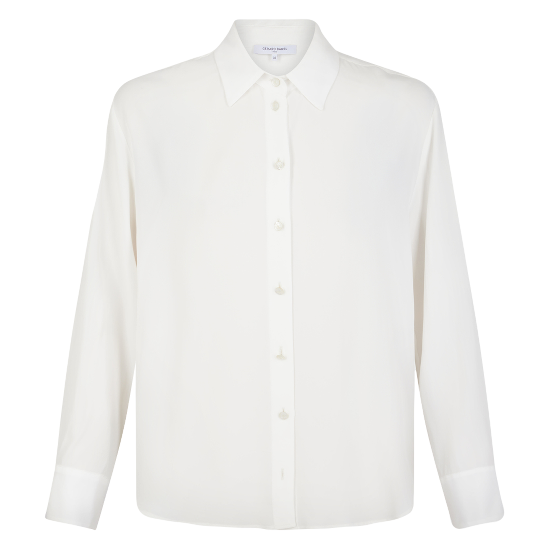 Chemise droite col classique GERARD DAREL Beige