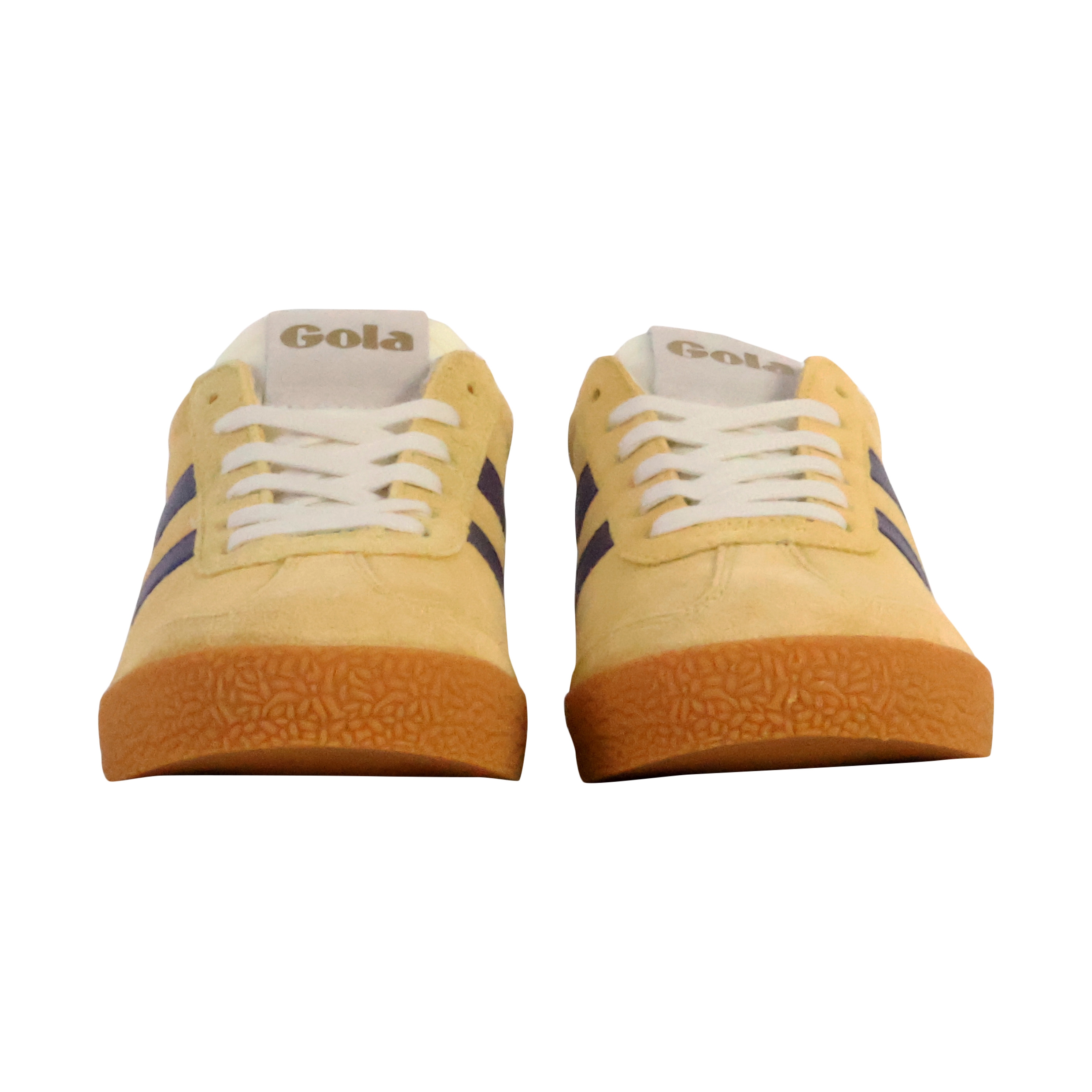 Low leather sneakers Elan Yellow