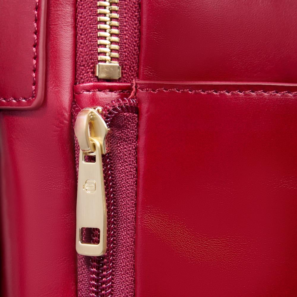 Women's laptop backpack 14" PIQUADRO Red