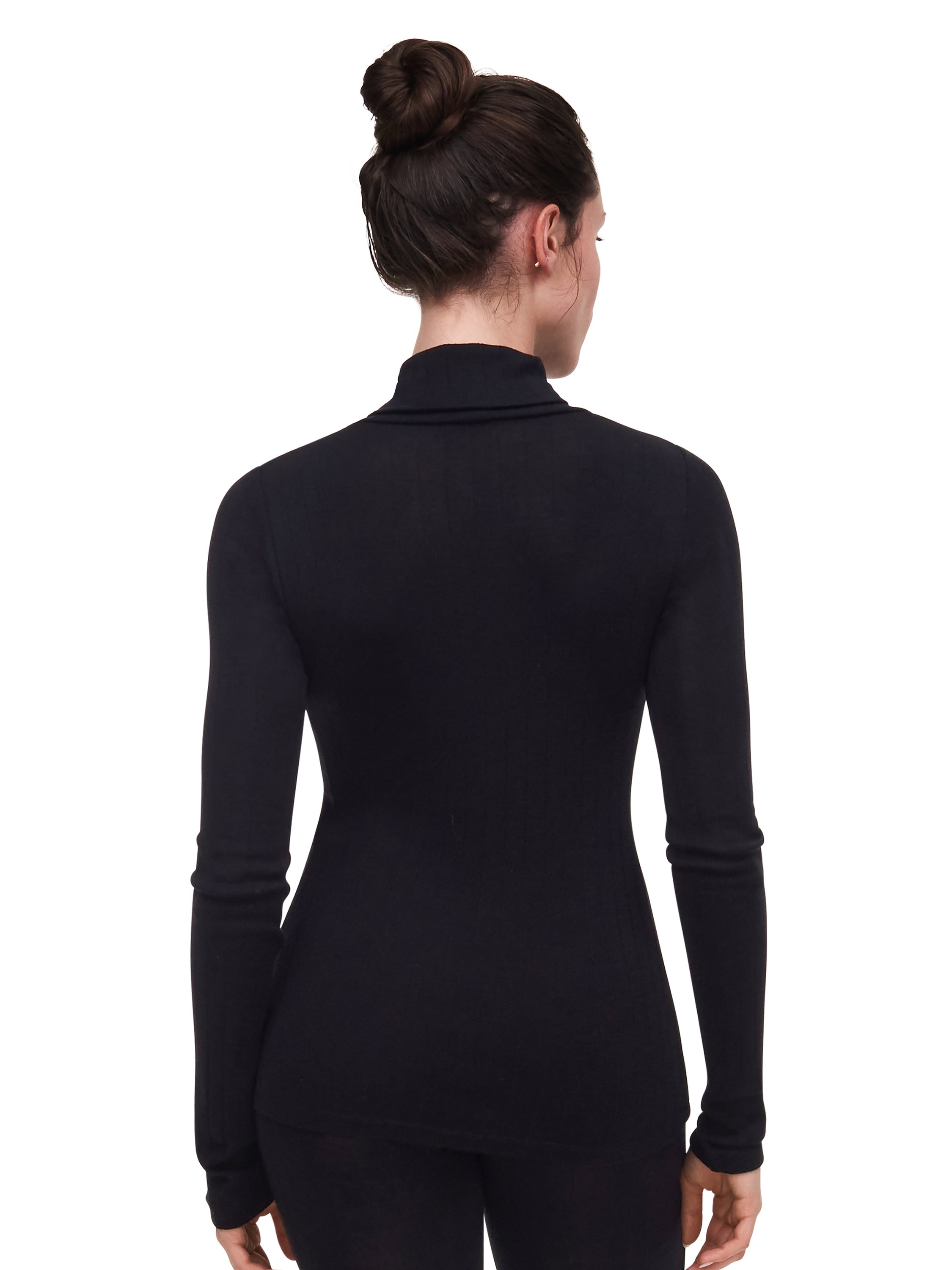 T-shirt manches longues col roulé | Noir CHANTELLE Femme