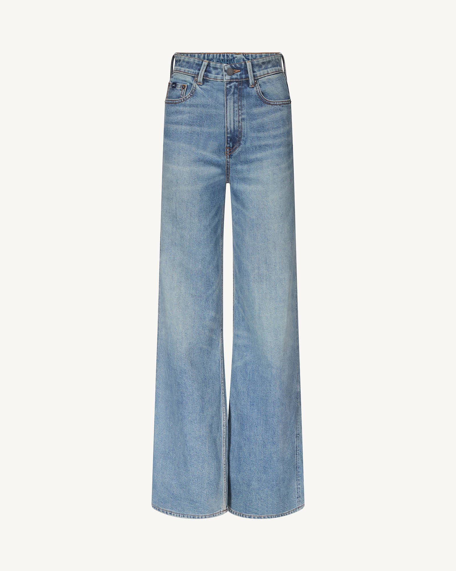 Women's straight cut jeans miku by jott x denham JOTT Blue