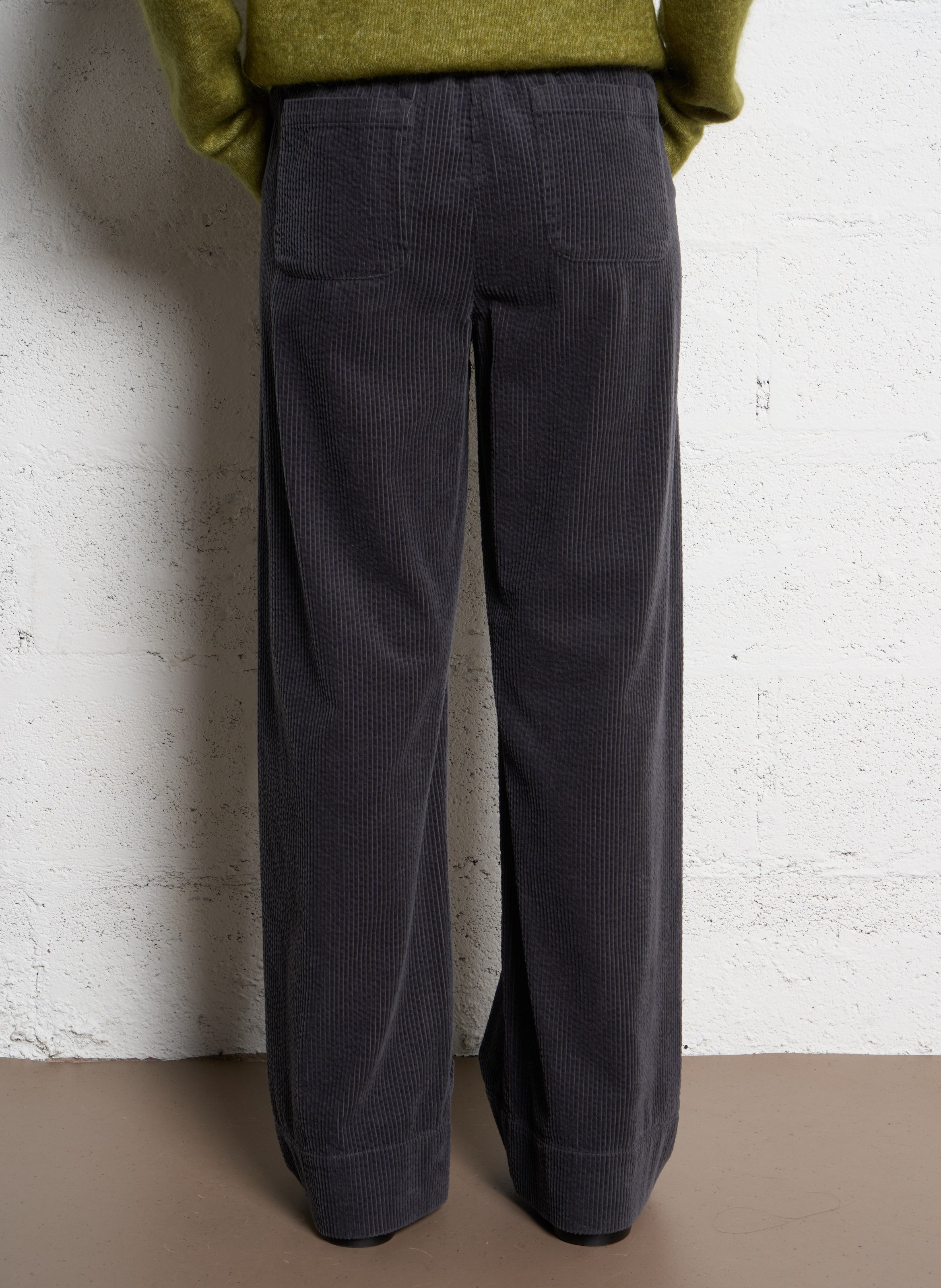 Flared cotton pants JC SOPHIE Black