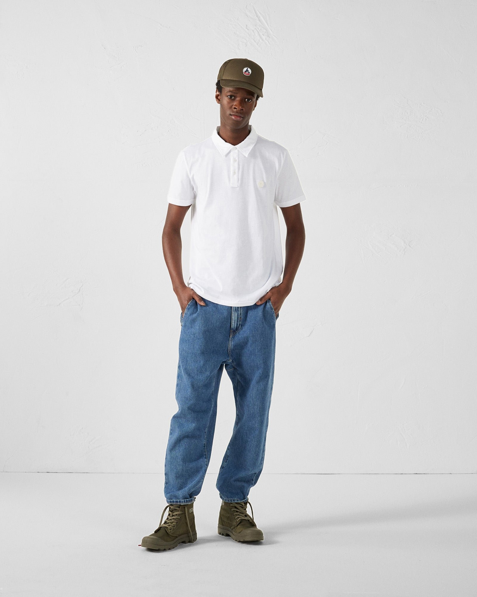 Organic cotton polo shirt JOTT White