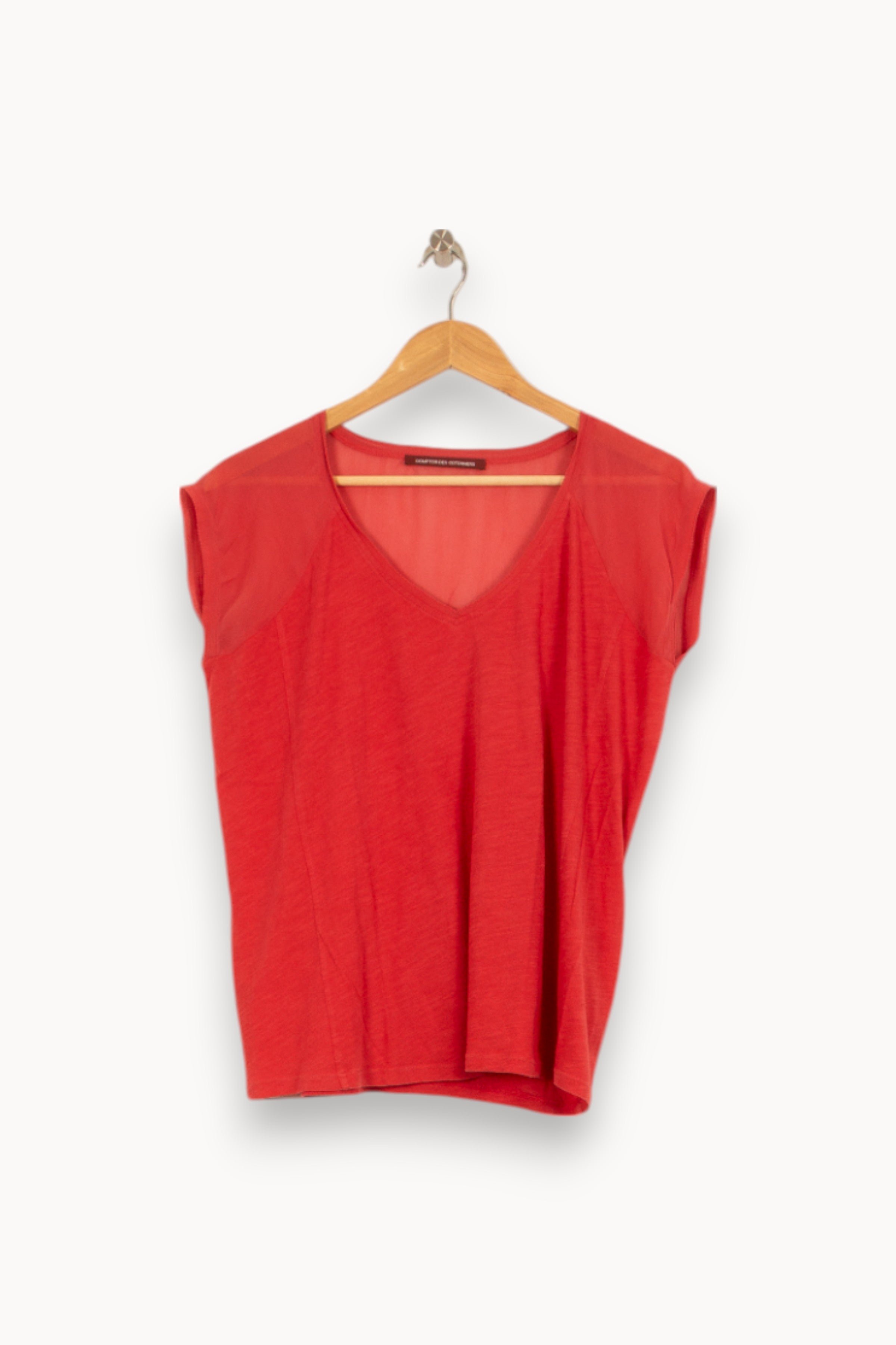 Tommy Badge T-shirt COMPTOIR DES COTONNIERS - Seconde main Red