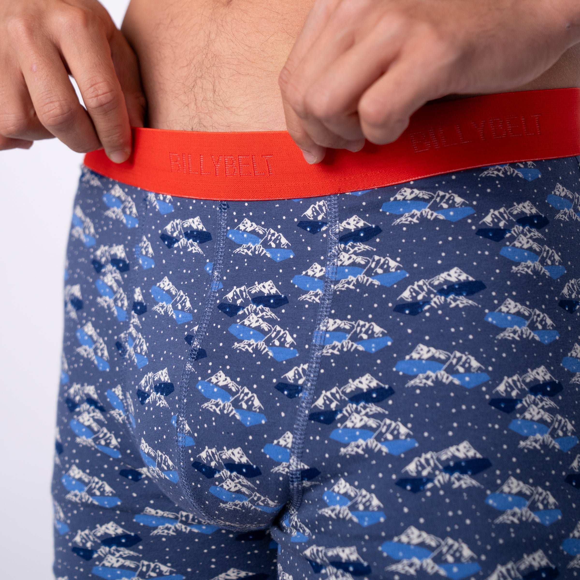 Organic cotton boxers BILLYBELT Blue