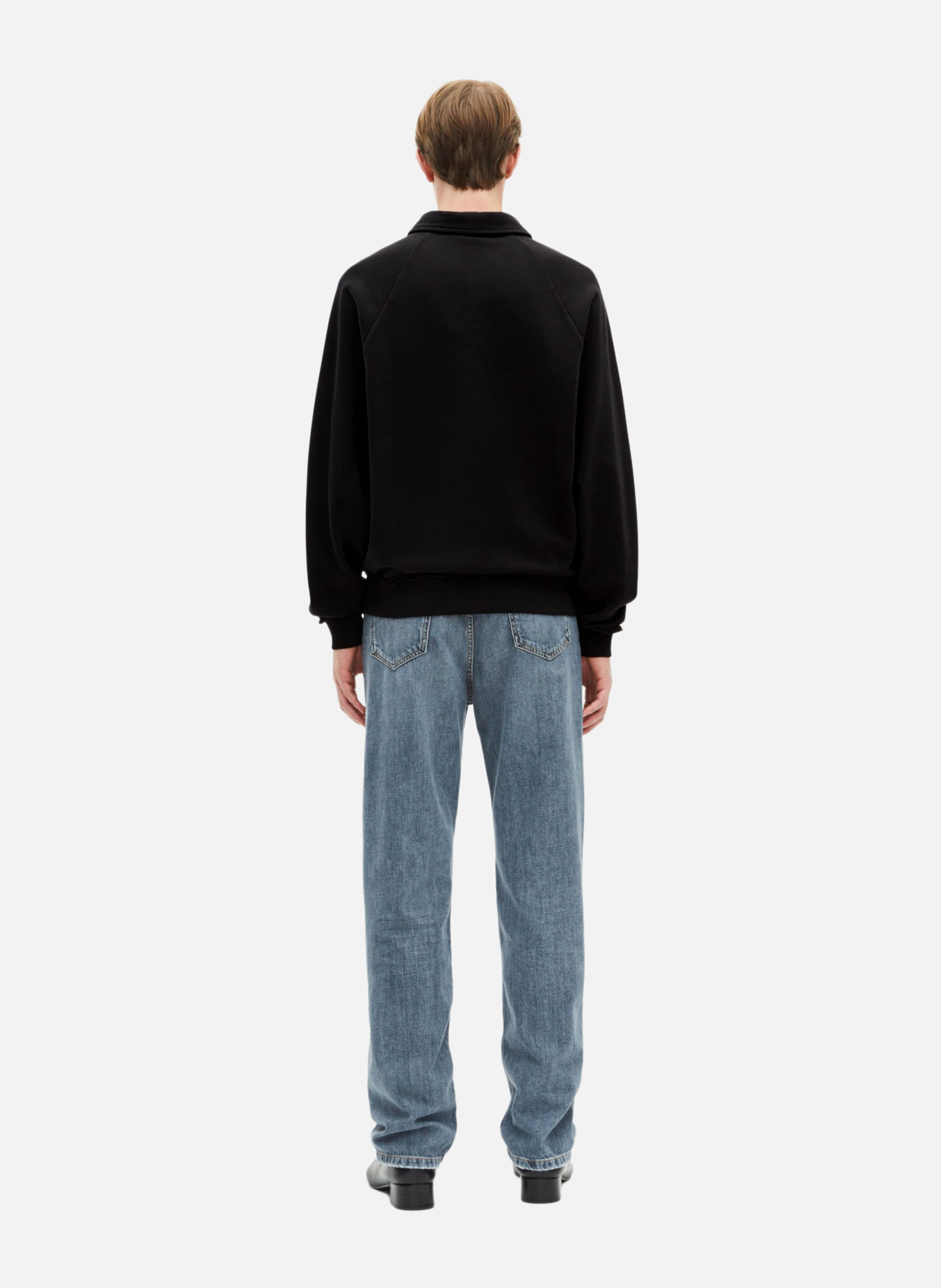 Polo collar sweatshirt THE KOOPLES Black