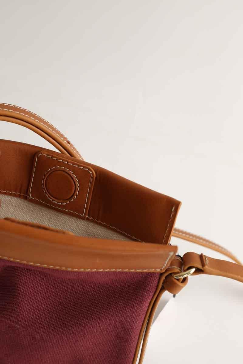 Cotton crossbody bag ANTIK BATIK - Seconde Main Red