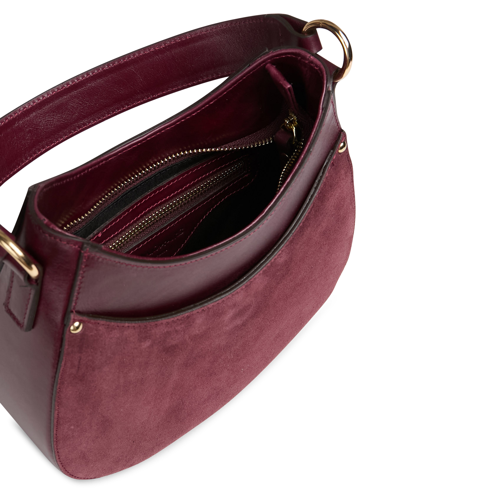 Sac à main en cuir MAISON 123 Rouge