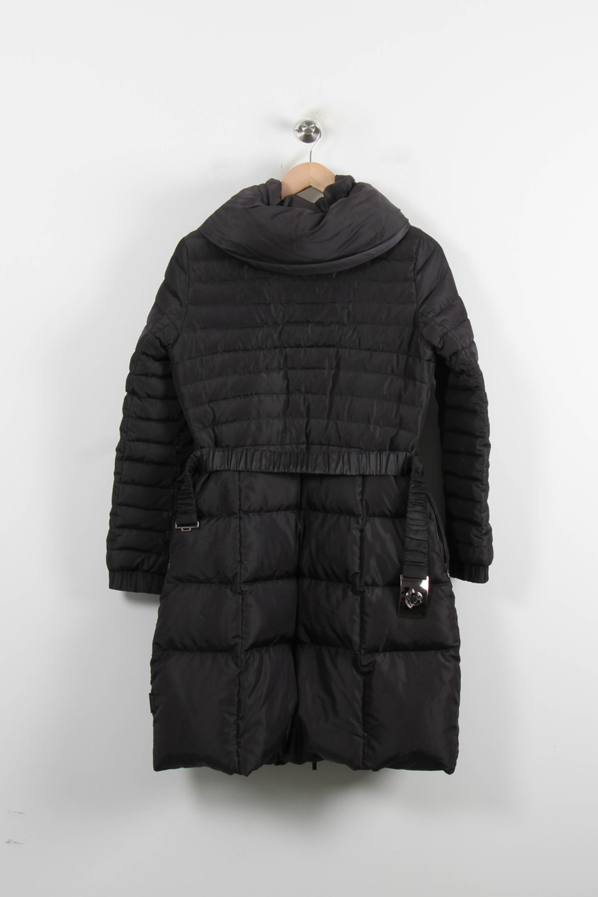 Lightweight quilted padded jacket with high neck MONCLER - Seconde Main Black