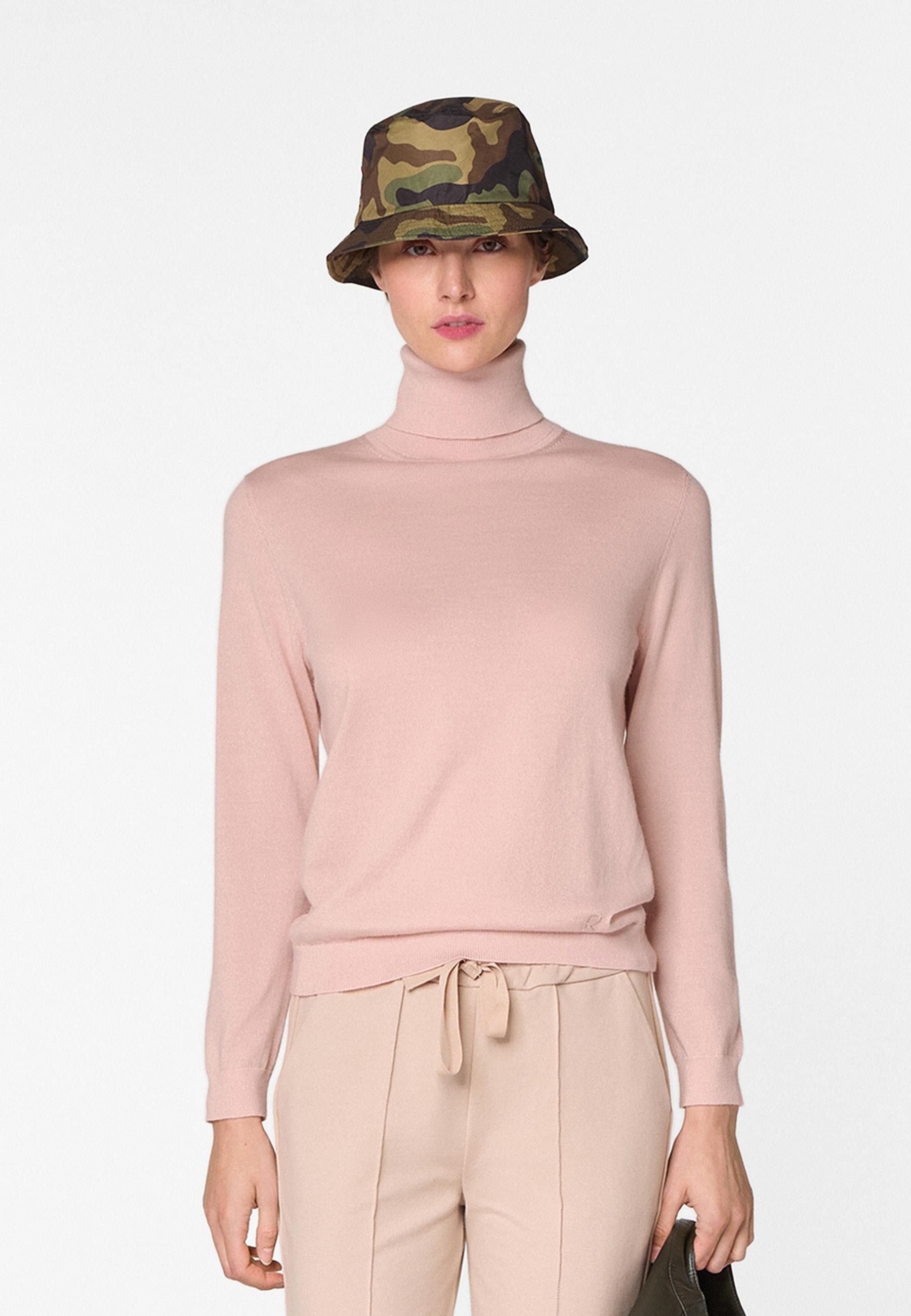 Merino wool roll-neck sweater RODIER Pink