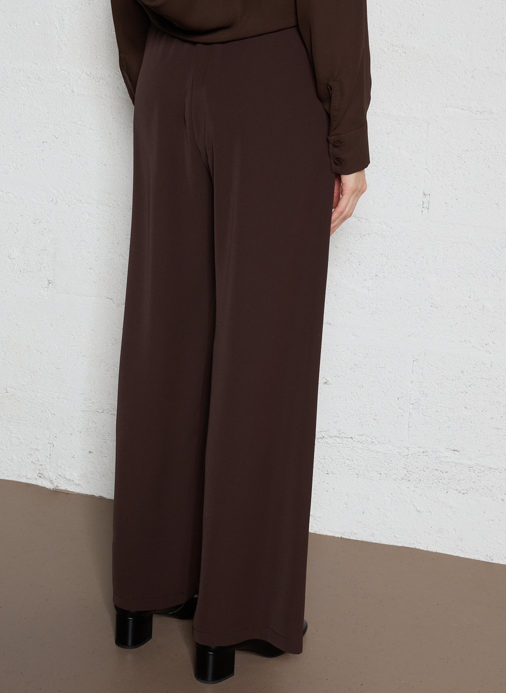 Pantalon large PLEASE Marron