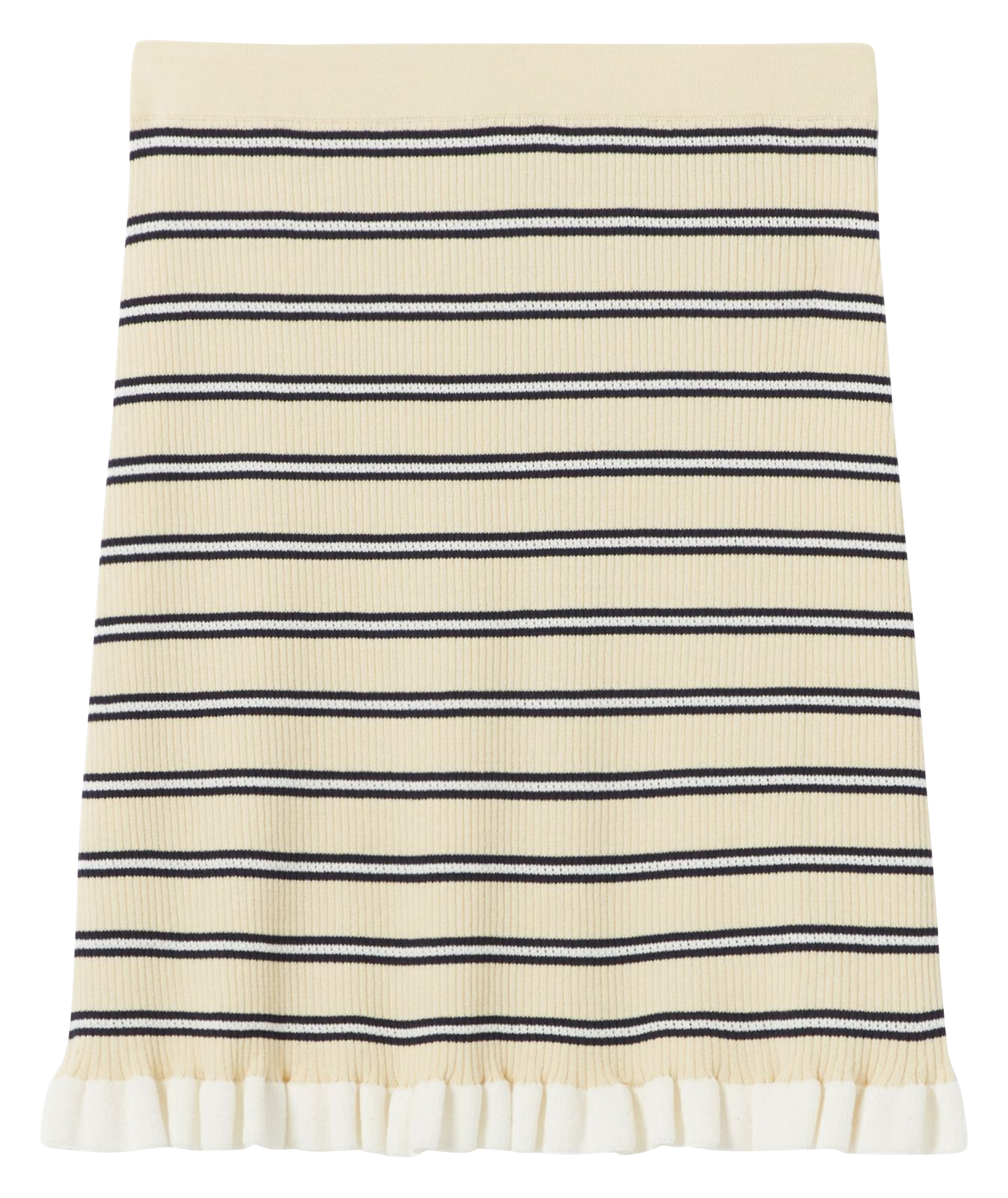 Gestreepte, korte rok CLAUDIE PIERLOT Veelkleurig