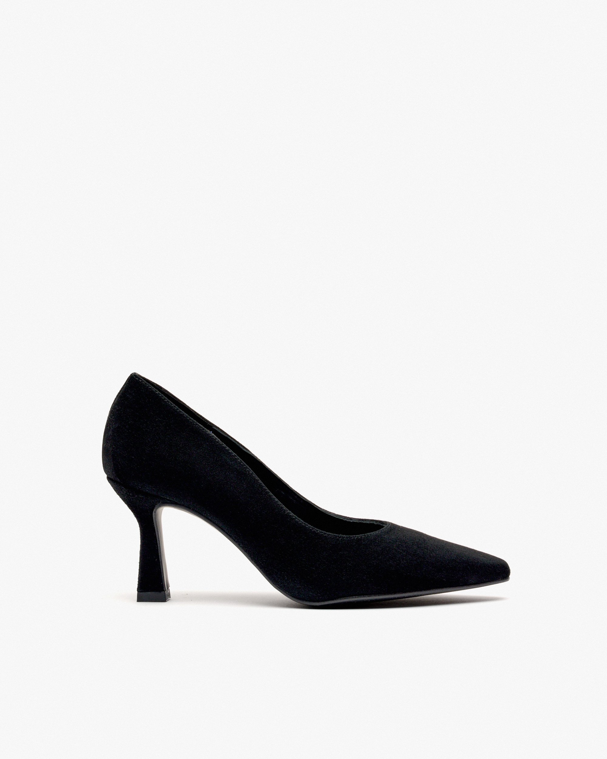 Suede high heel pumps. PEDRO MIRALLES Black