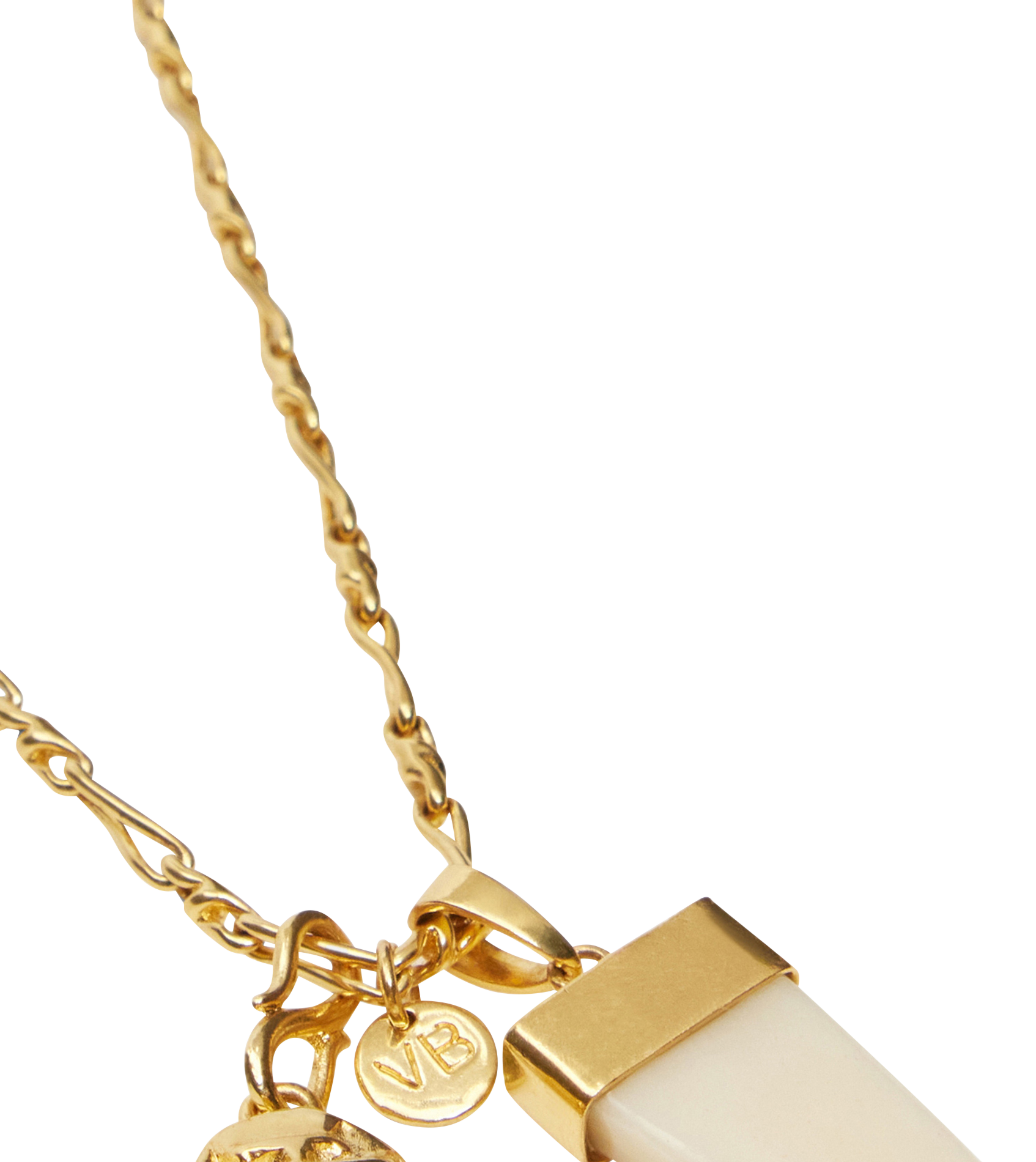 Long golden brass necklace VANESSA BRUNO Golden