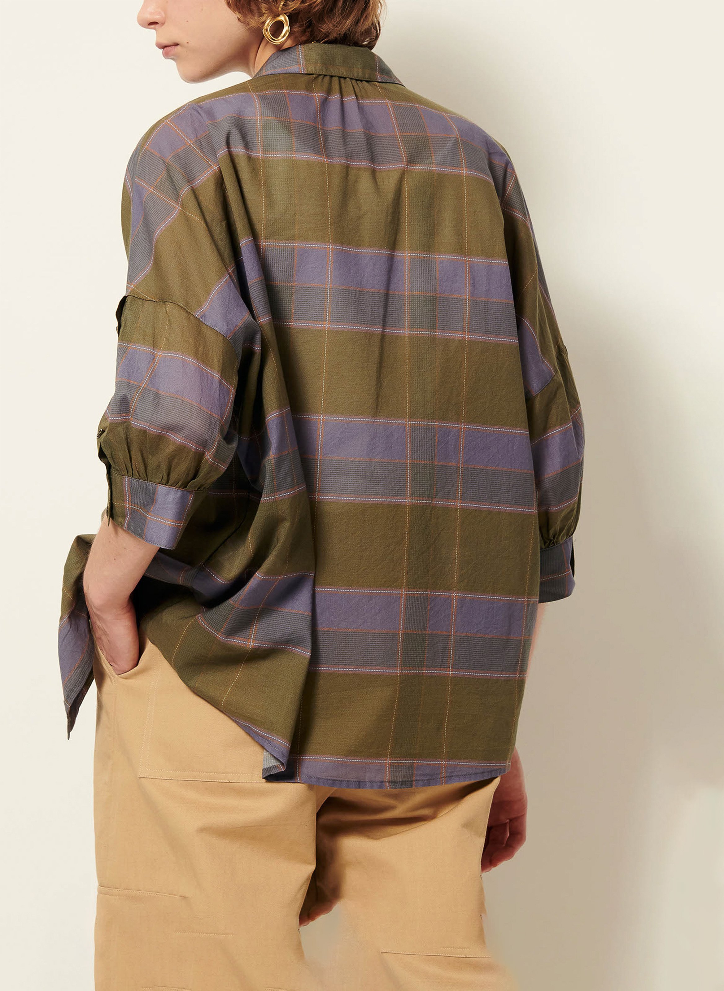 Blouse met klassieke kraag SESSUN Veelkleurig