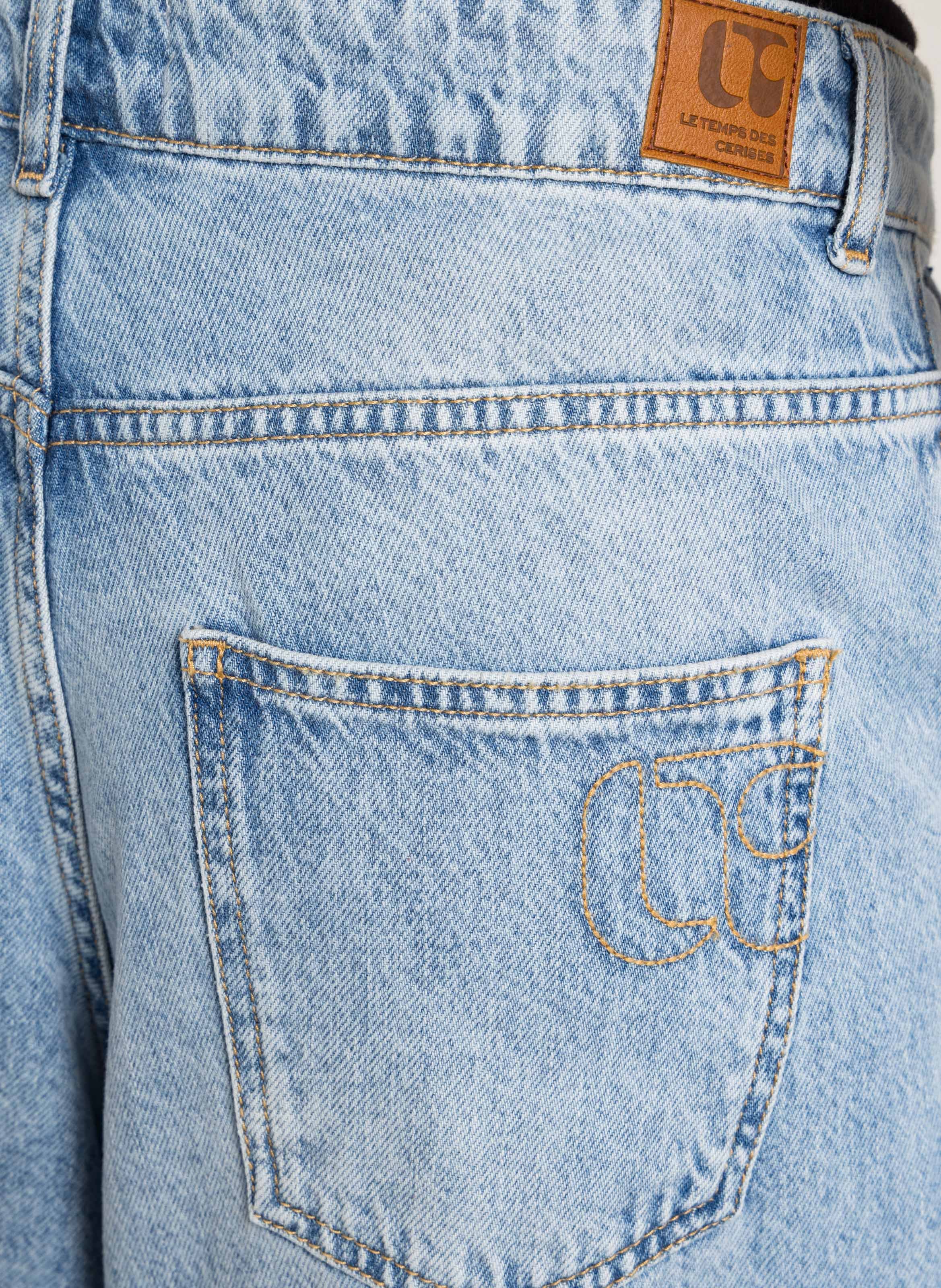 Pantalon large  LE TEMPS DES CERISES Bleu