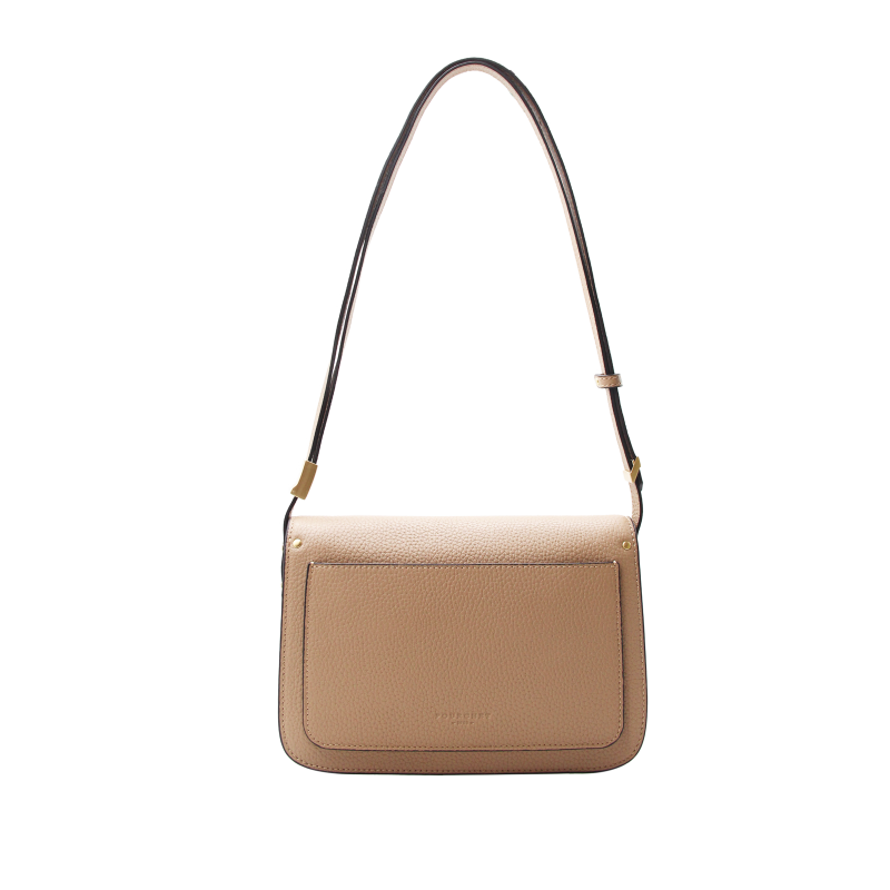 Crossbody bag in cowhide leather Brown