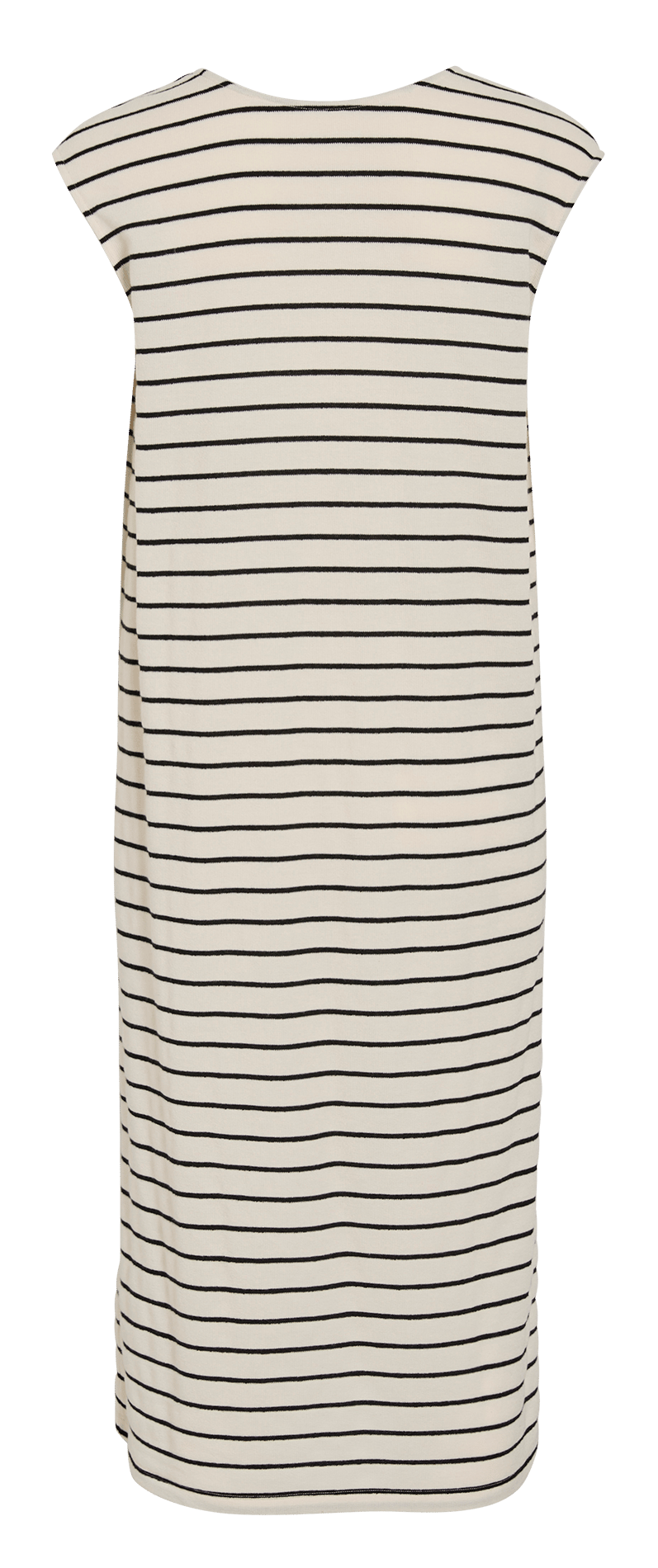 Robe midi col V à rayures VILA Gris