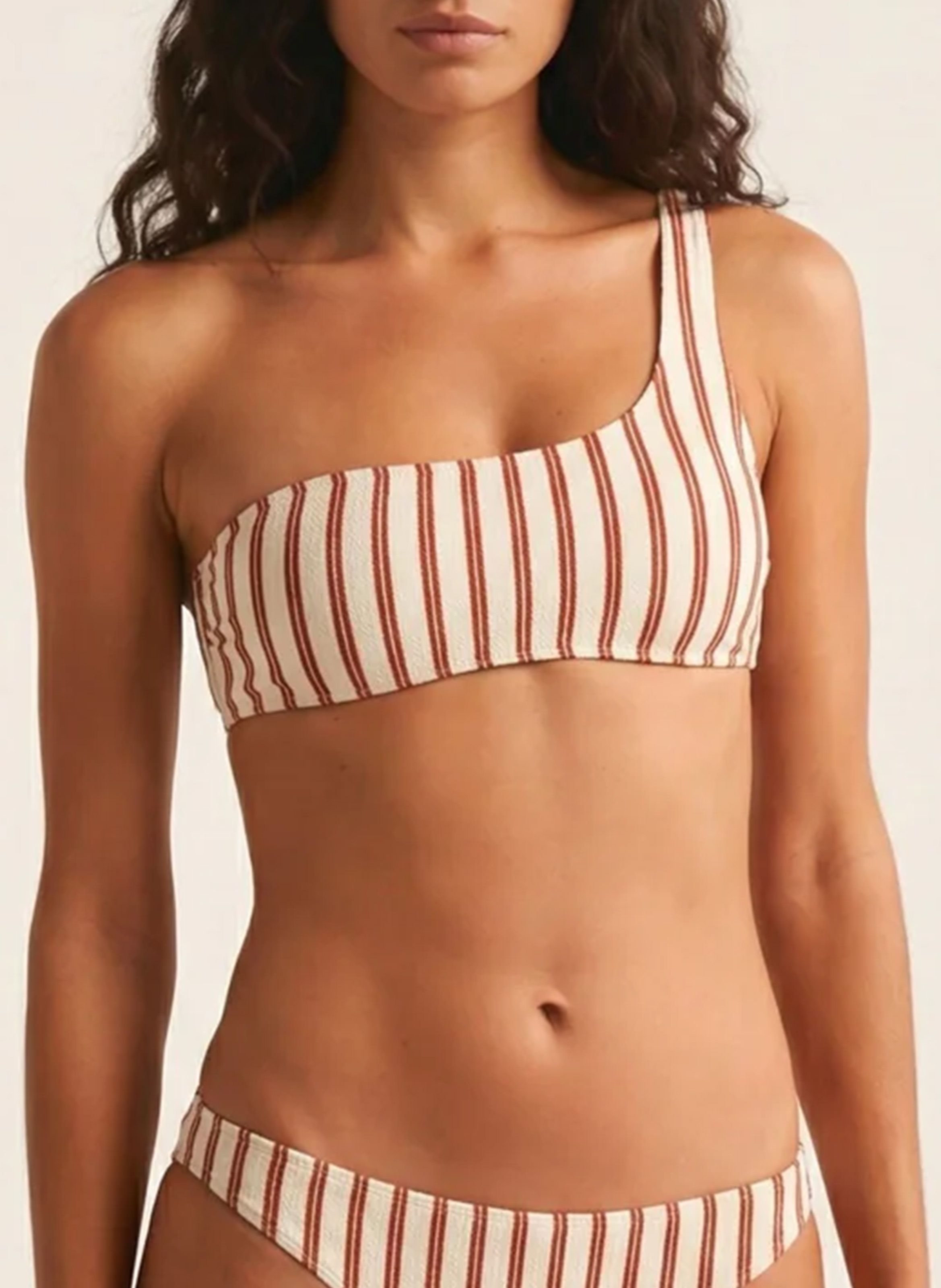 Gestreeppte bandeau bikinitop ROBIN COLLECTION Veelkleurig