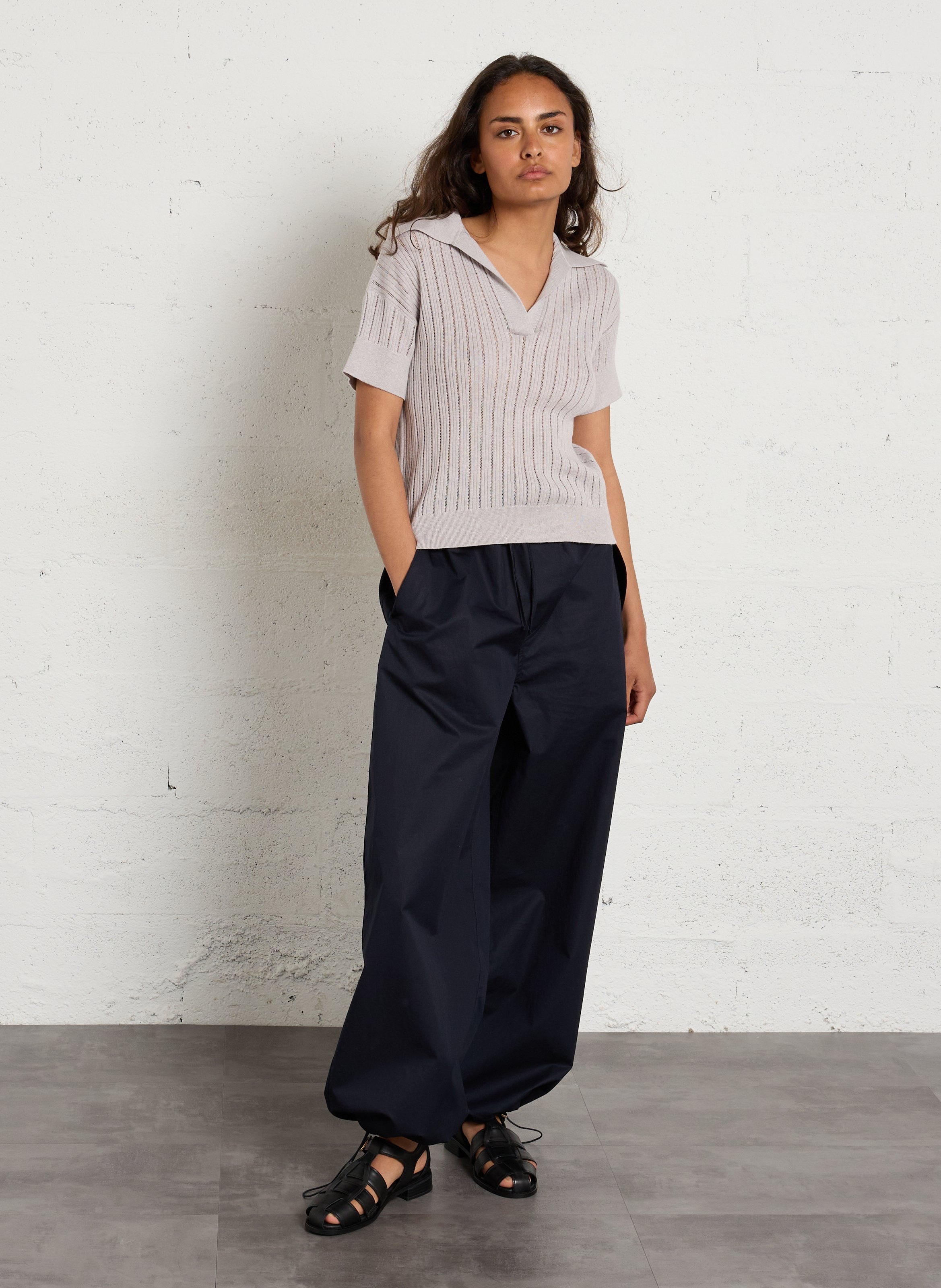 Méduses en cuir CLARKS Noir