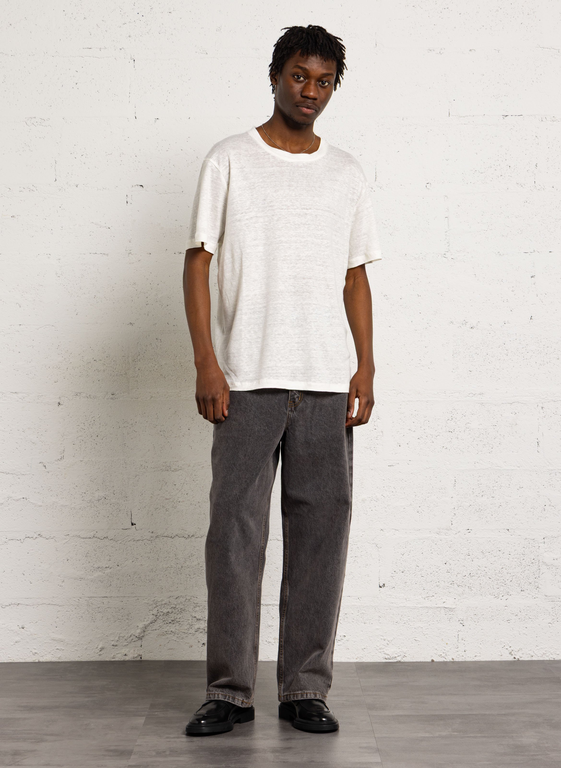 Mocassins en cuir lisse SAISON 1865 Noir