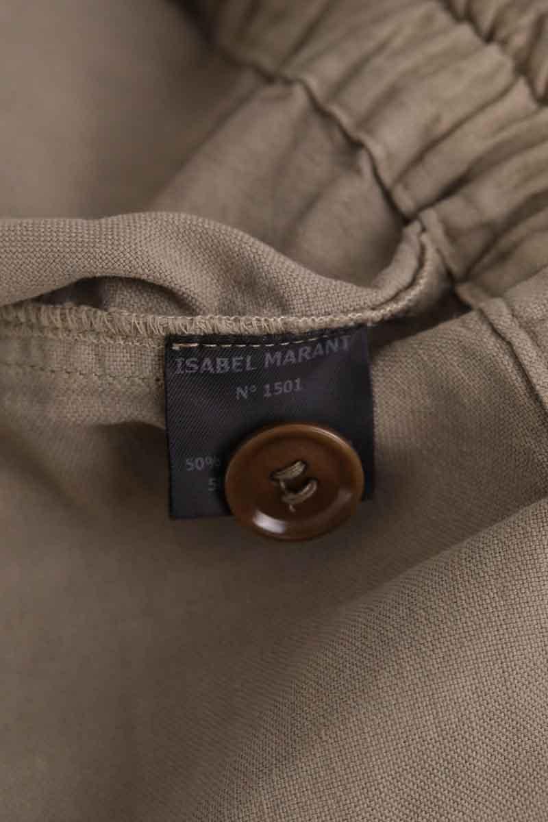 Wide trousers ISABEL MARANT ÉTOILE - SECONDE MAIN Beige
