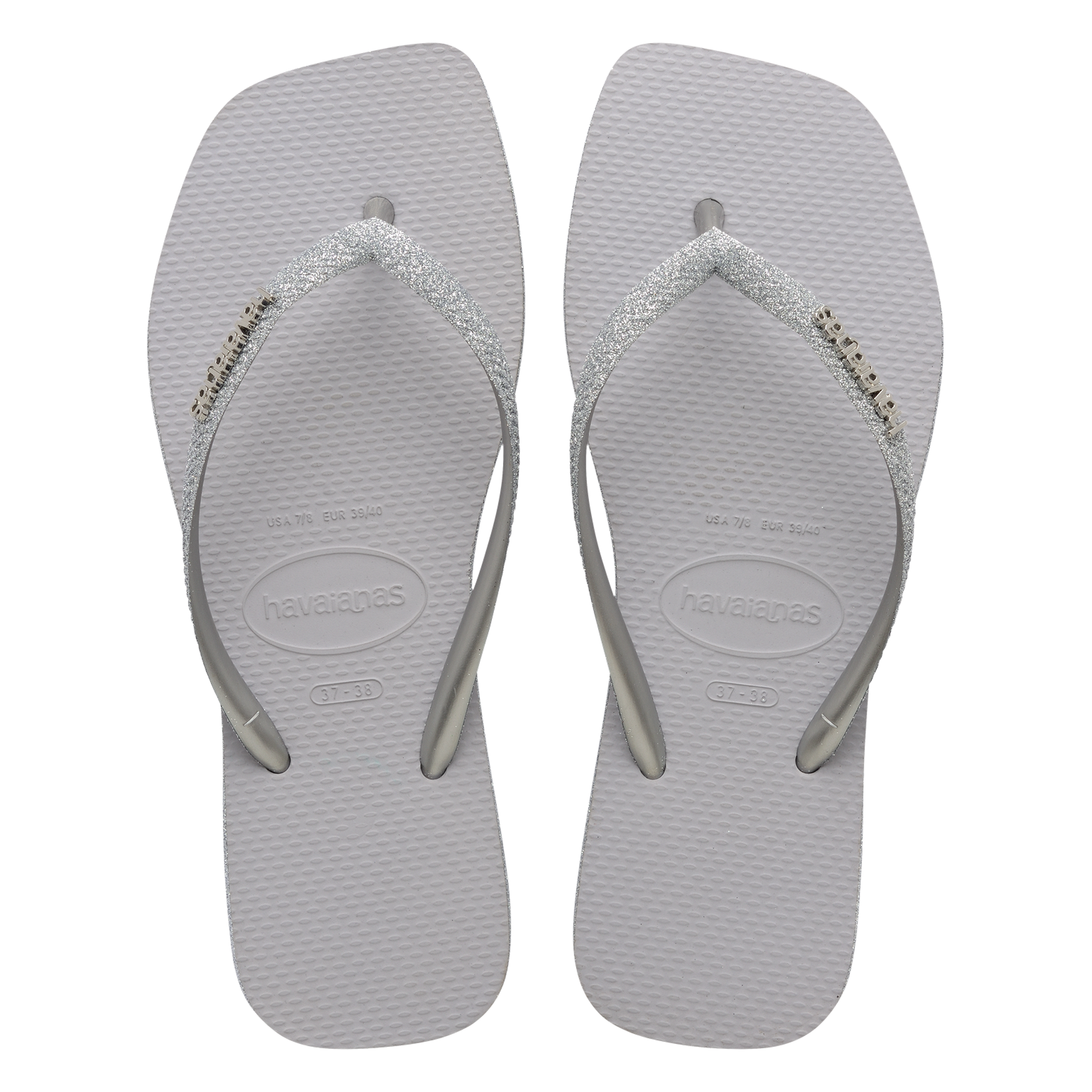 Sandales à bout carré HAVAIANAS Gris