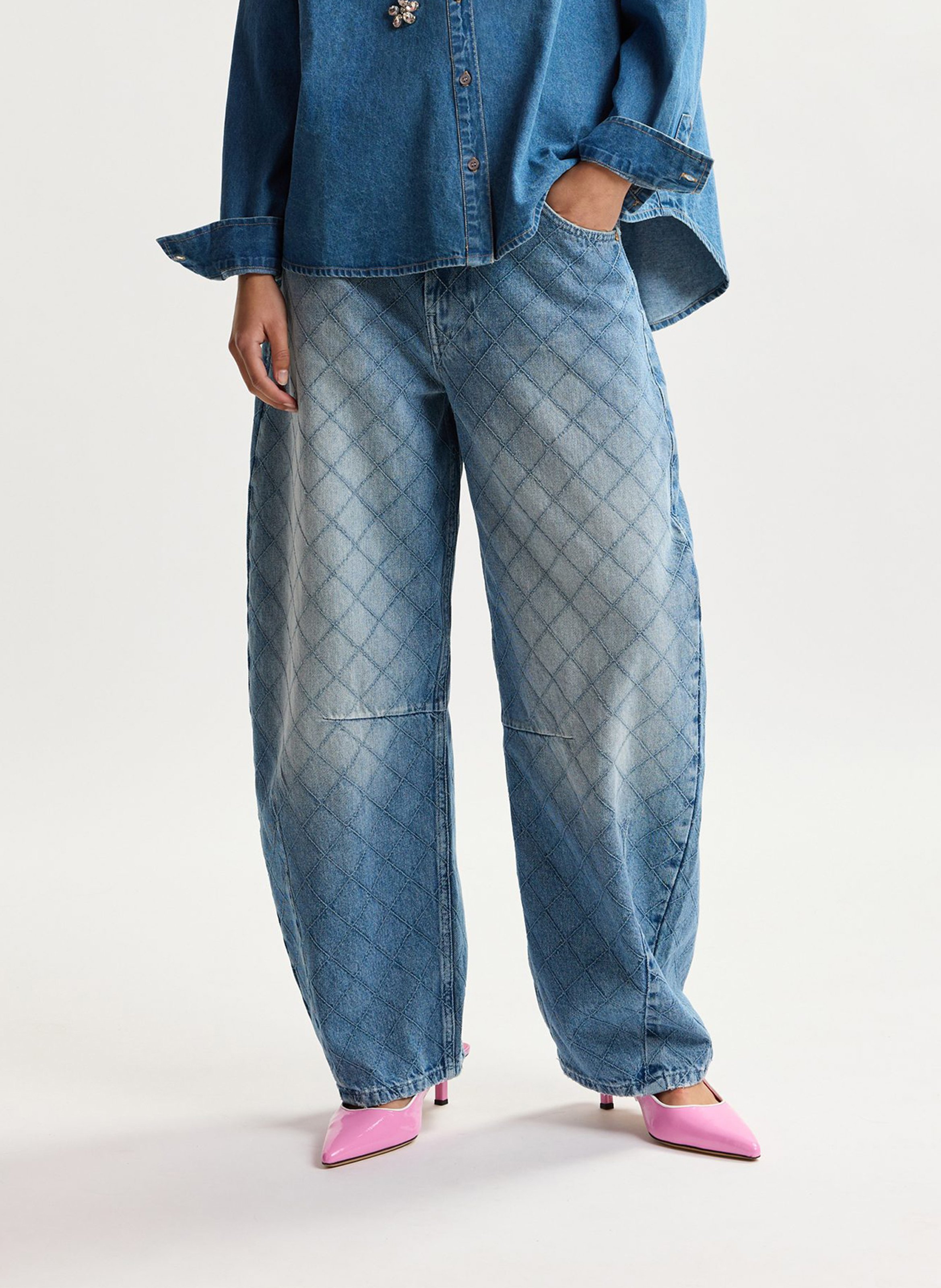 Jean barrel en coton ESSENTIEL ANTWERP Bleu