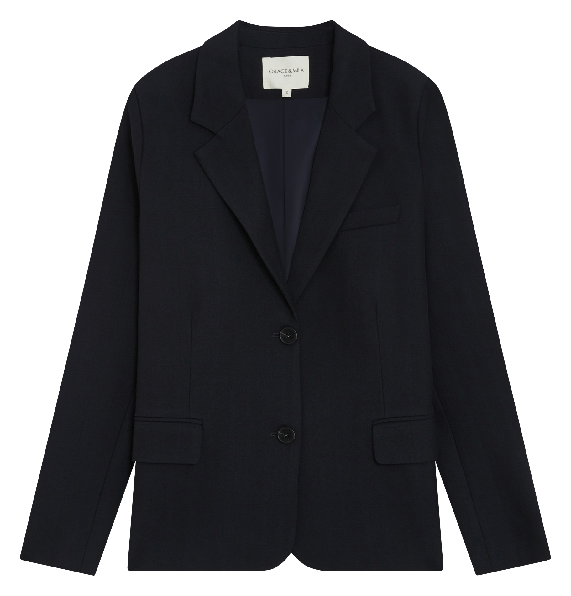 Straight suit jacket GRACE ET MILA Blue