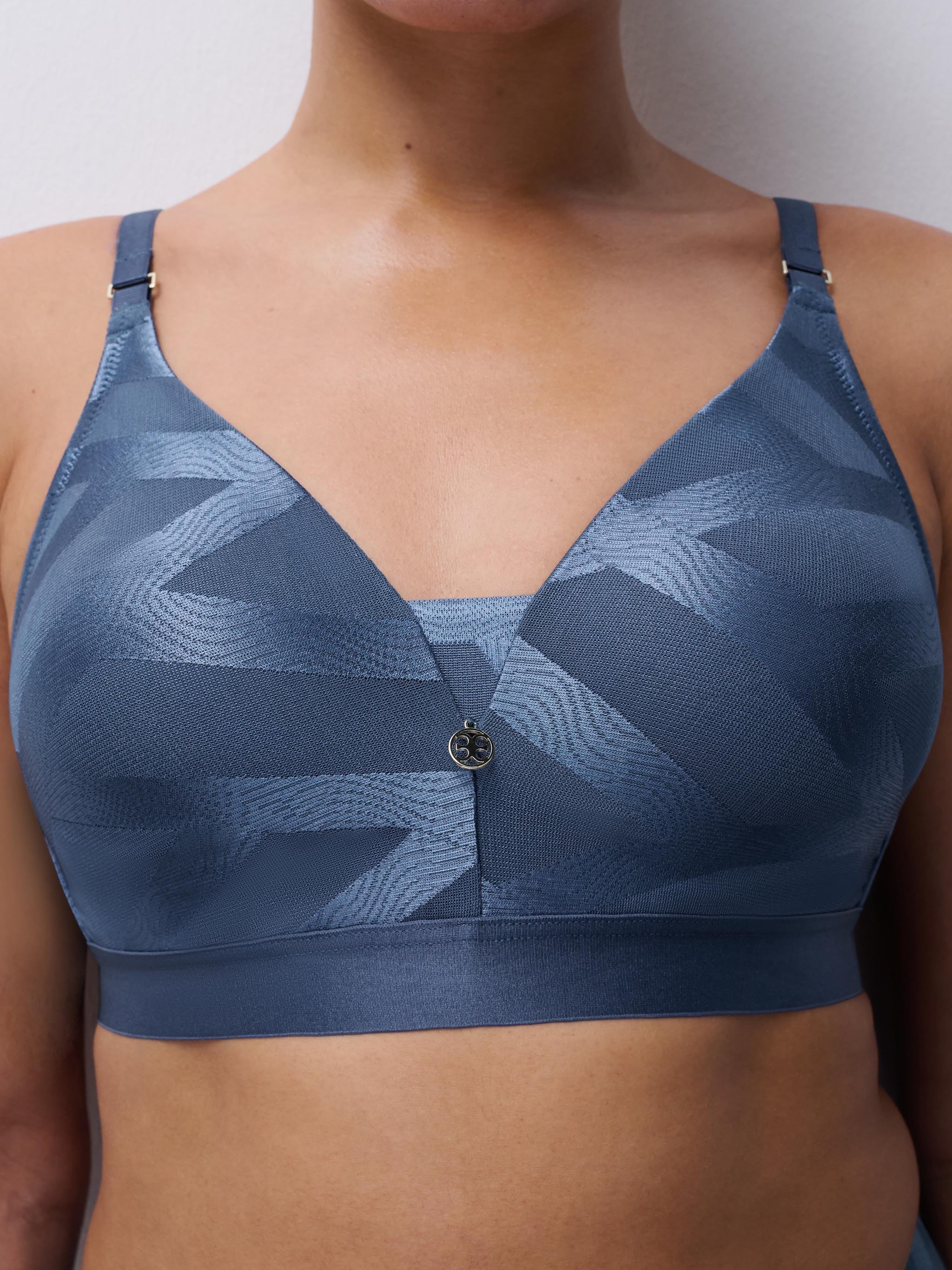 Non-wired support bra CHANTELLE Blue