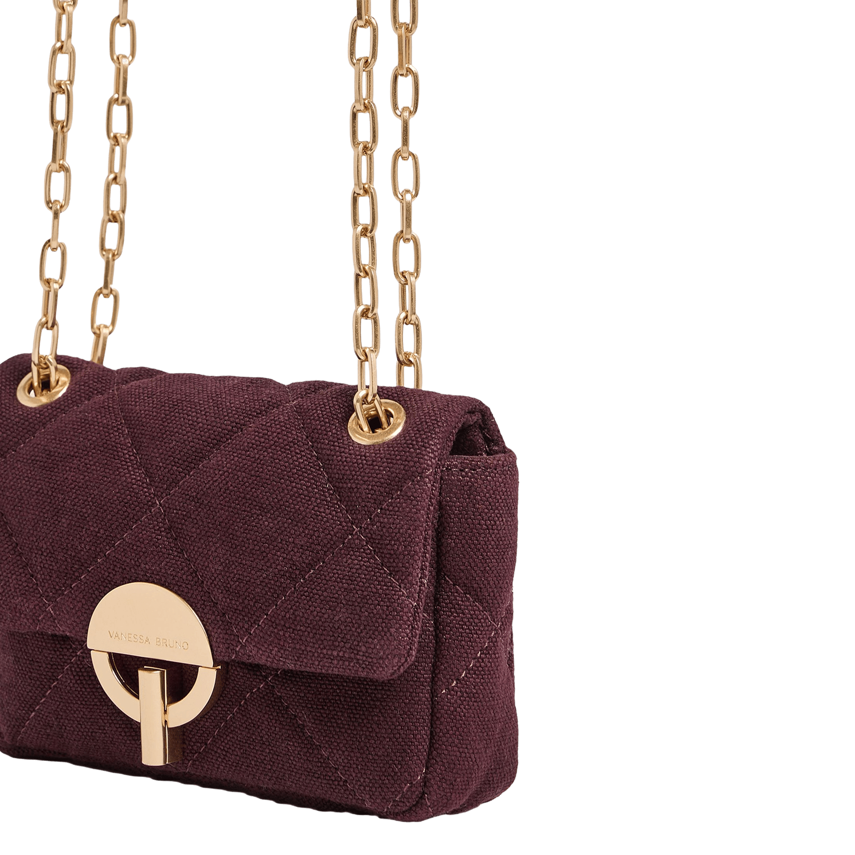 Sac bandoulière en lin | Violet VANESSA BRUNO Femme