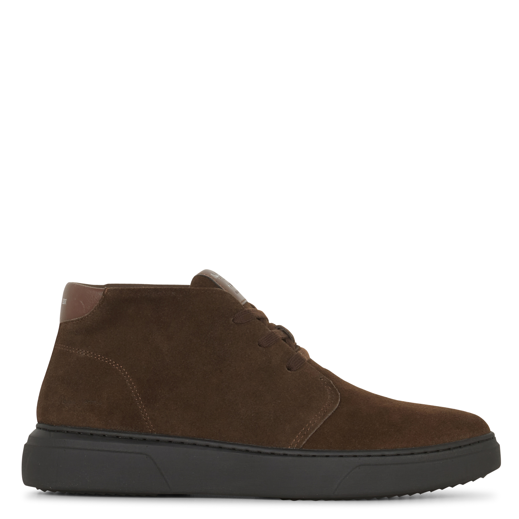 Mixed leather ankle boots PEPE JEANS Brown
